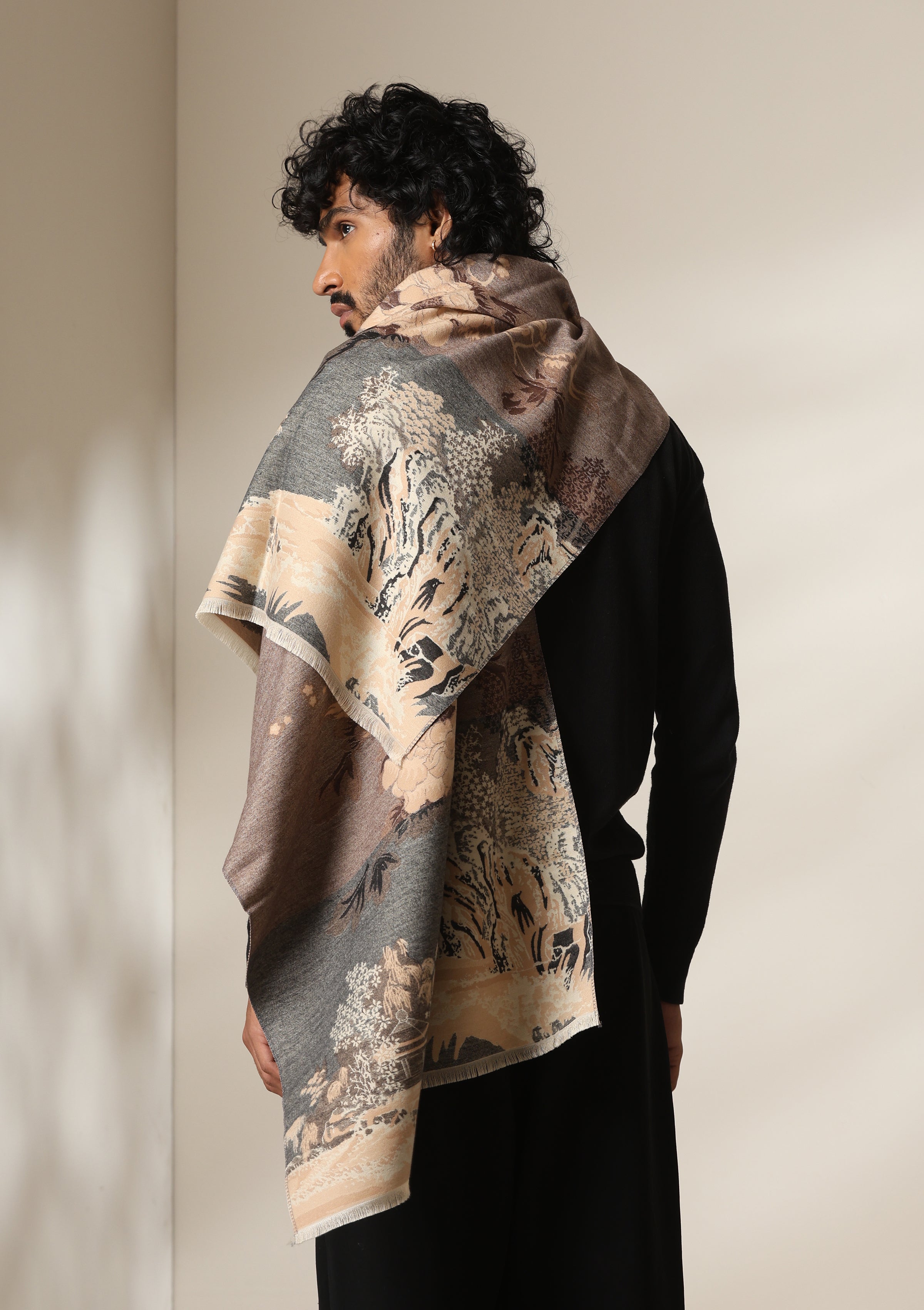 Desert Mirage Thick vegan cashmere Stoles