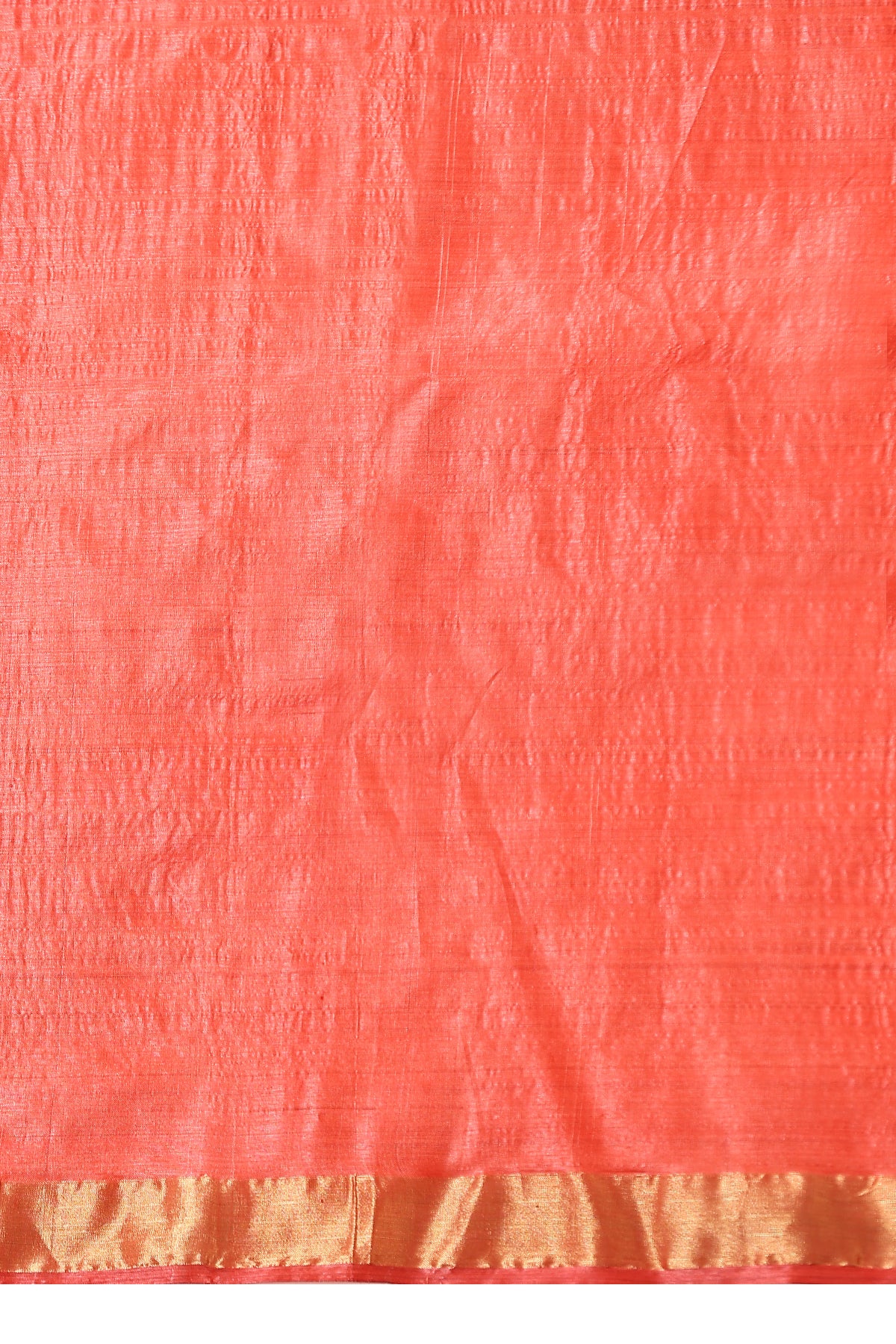 Violet Handwoven Red Kosa Silk Mark Saree