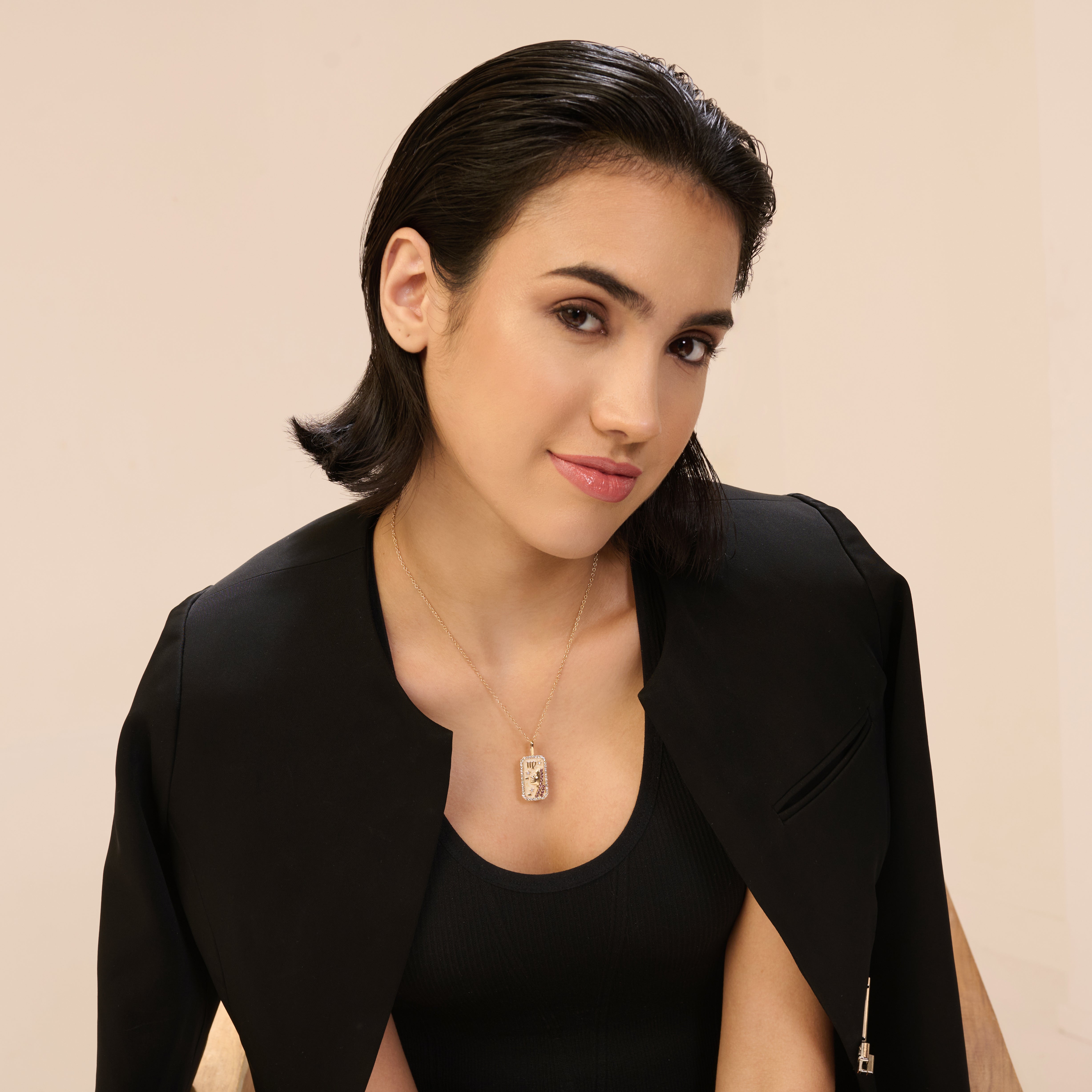 Virgo Zodiac Pendant | 18K Gold-Plated Necklace