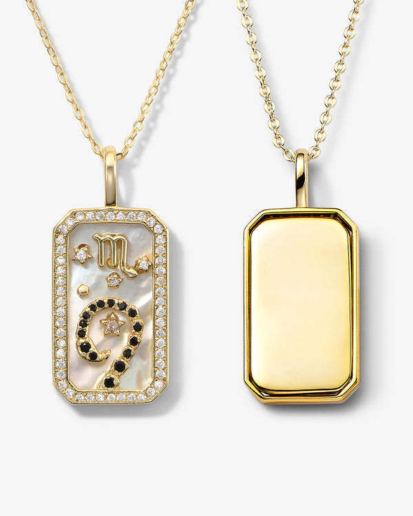 Scorpio Zodiac Pendant | 18K Gold-Plated Necklace