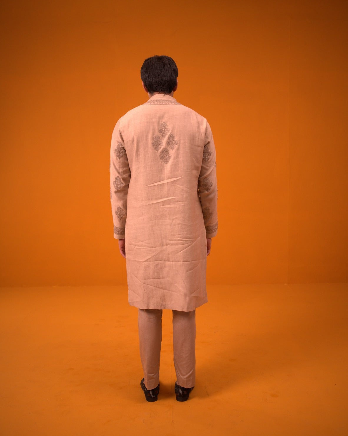 Beige Kurta With Pants