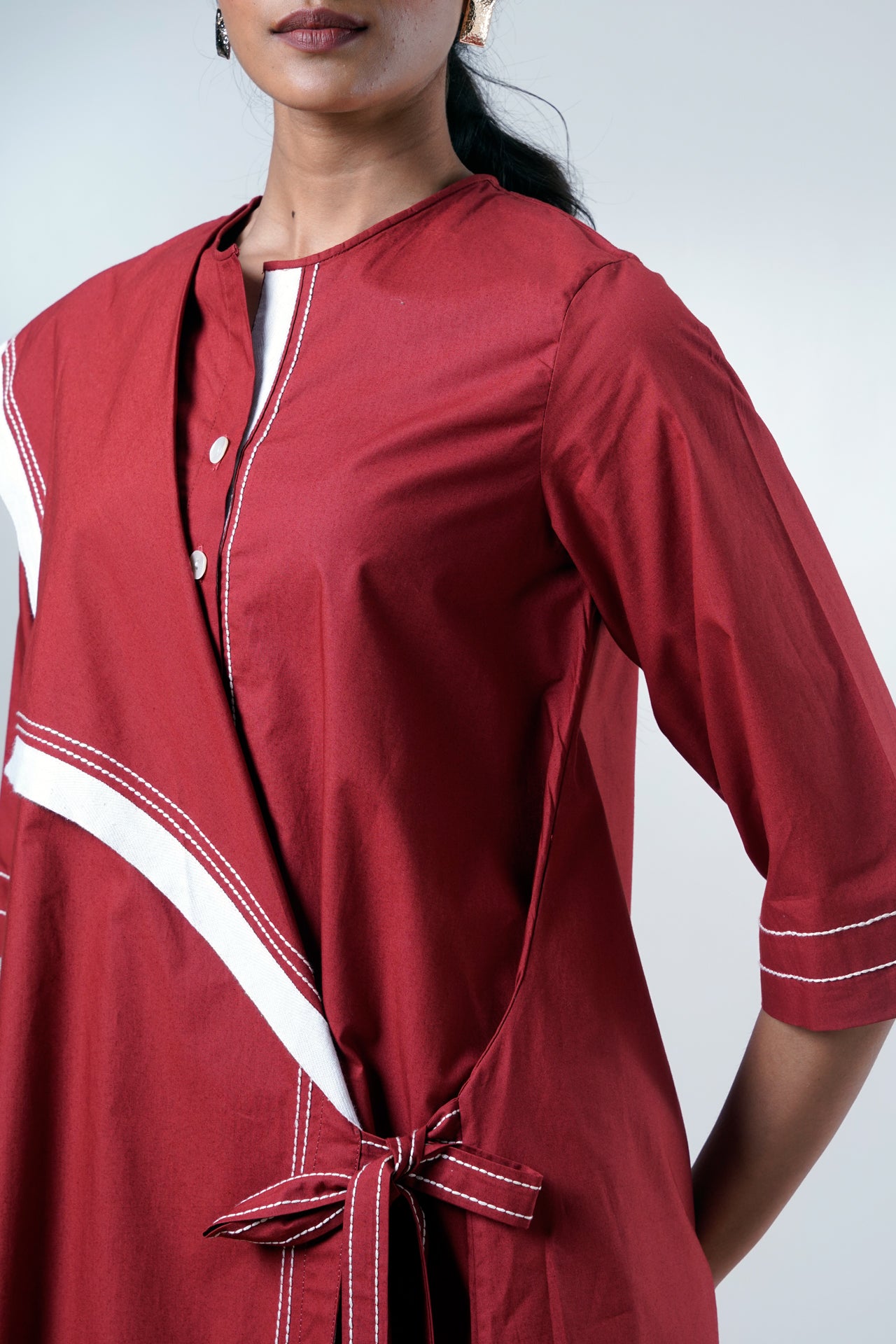 Brick Aster – Modern Angle Dress