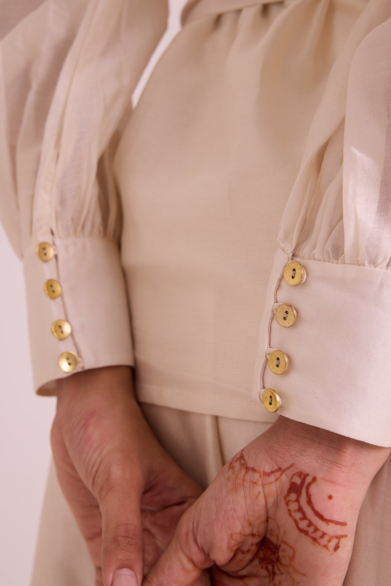 Murphy - Broach Wrap Top & Duchess Skirt