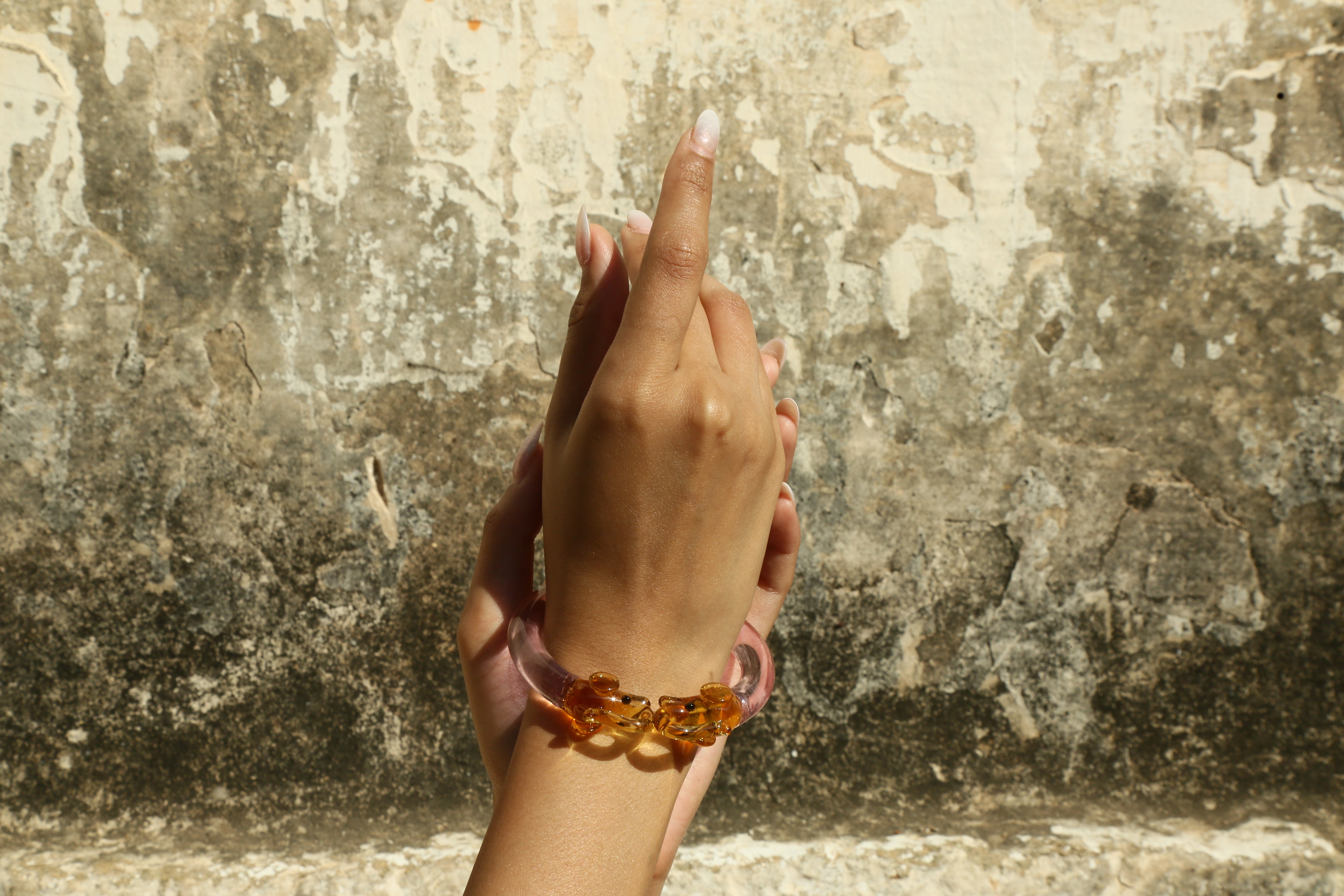 Elephant Glass Bangle