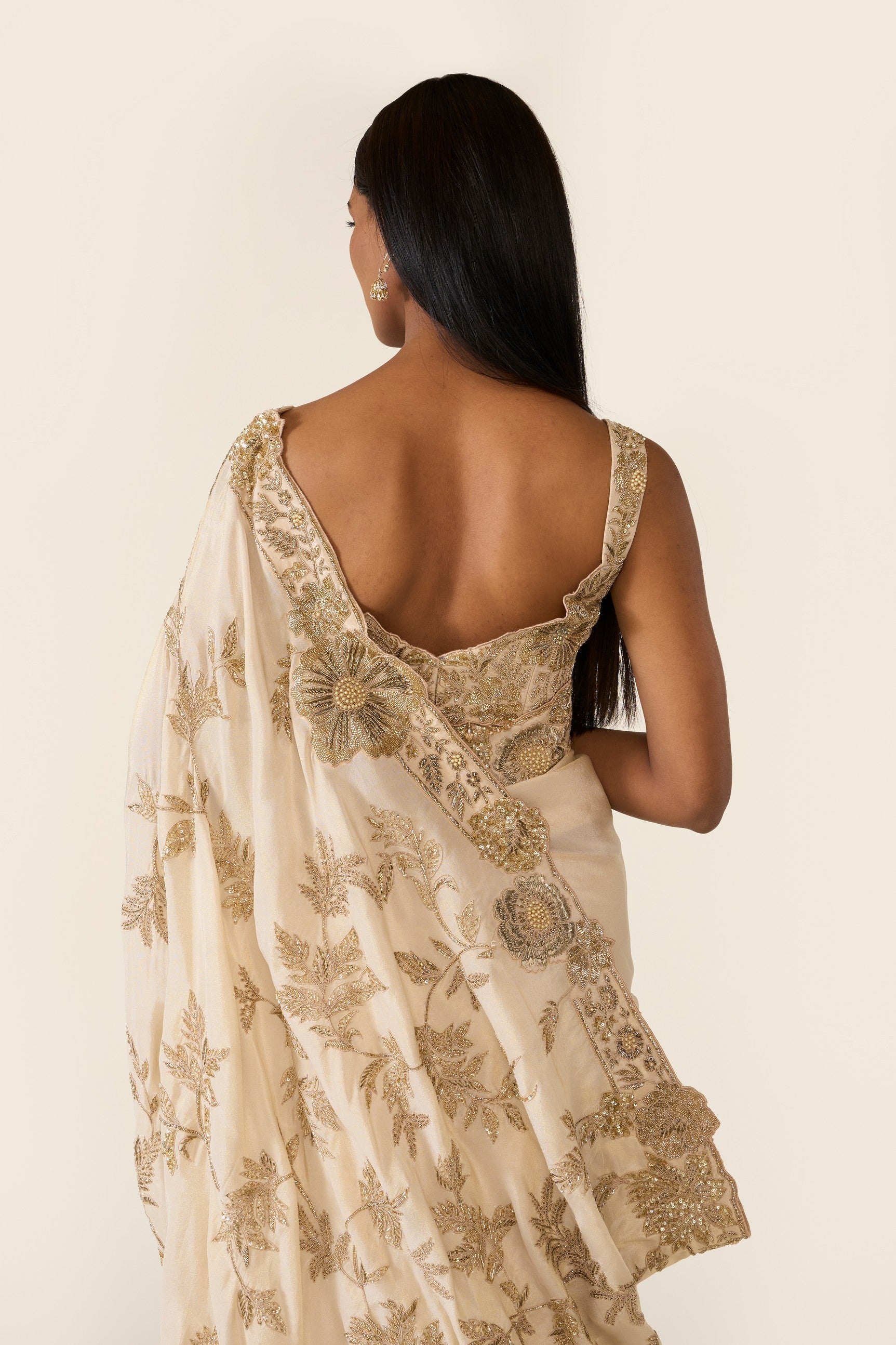 Golden Classic Saree Set