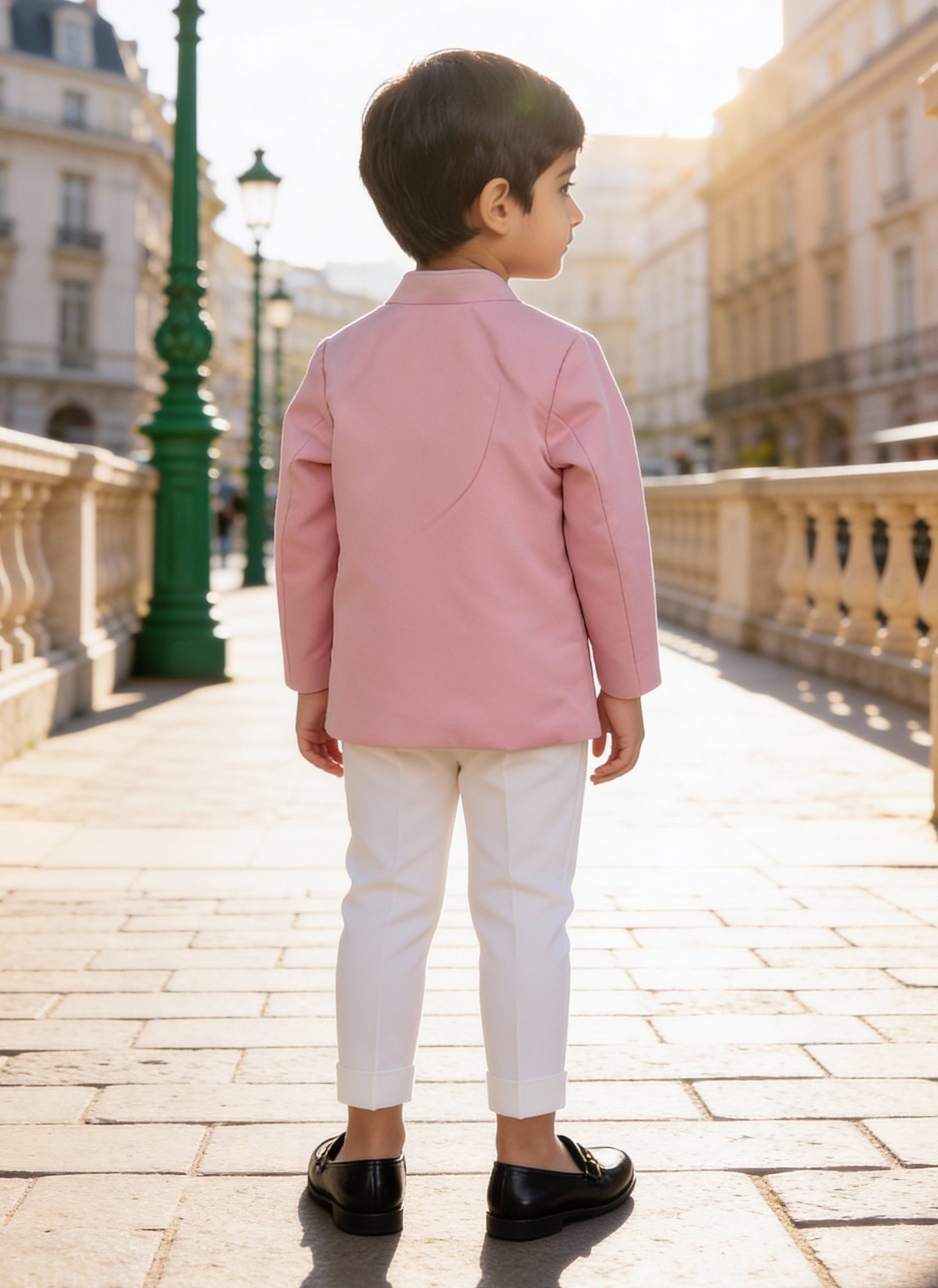 Pink Bandgala with Pant