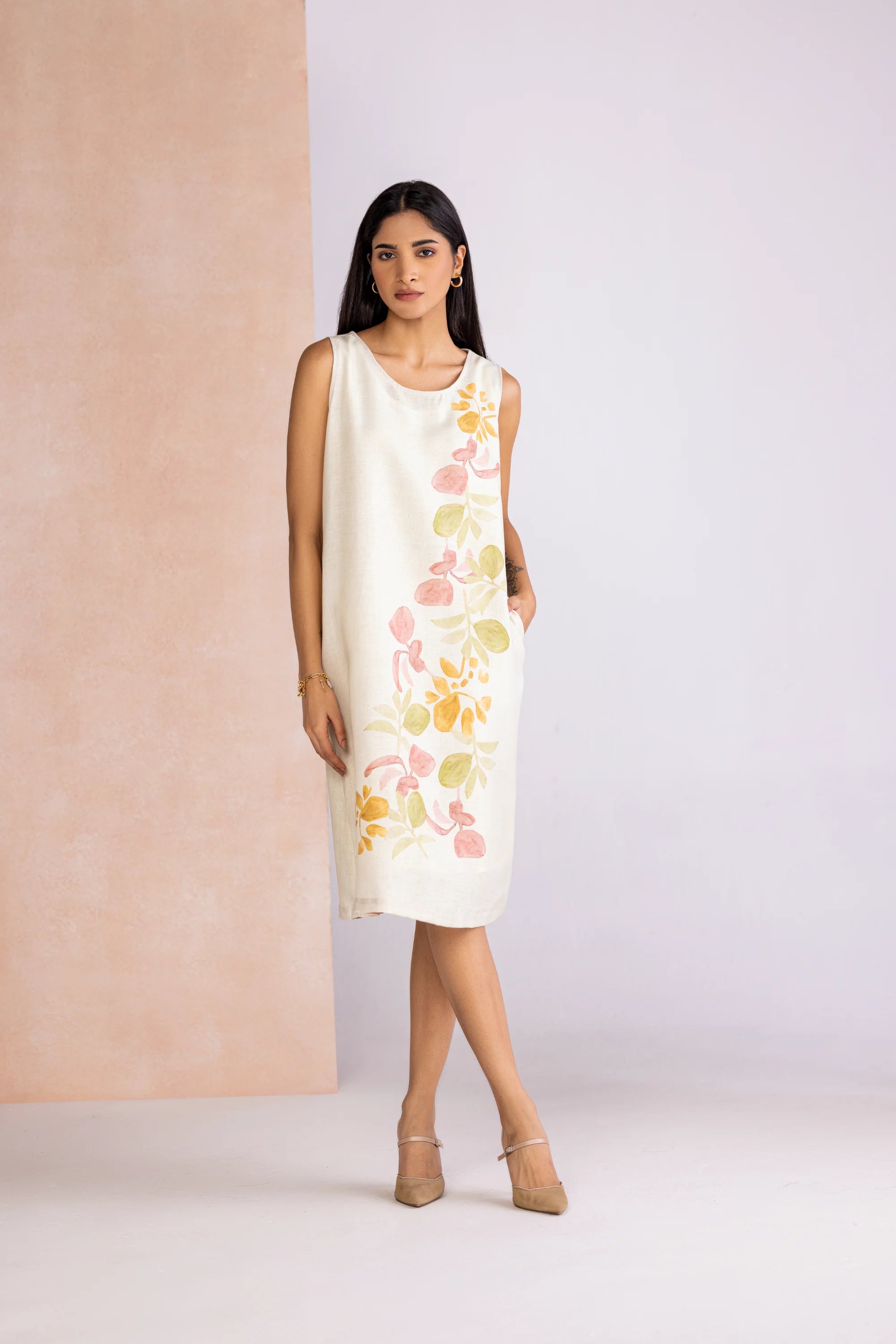Tropical Oasis Flow Dress