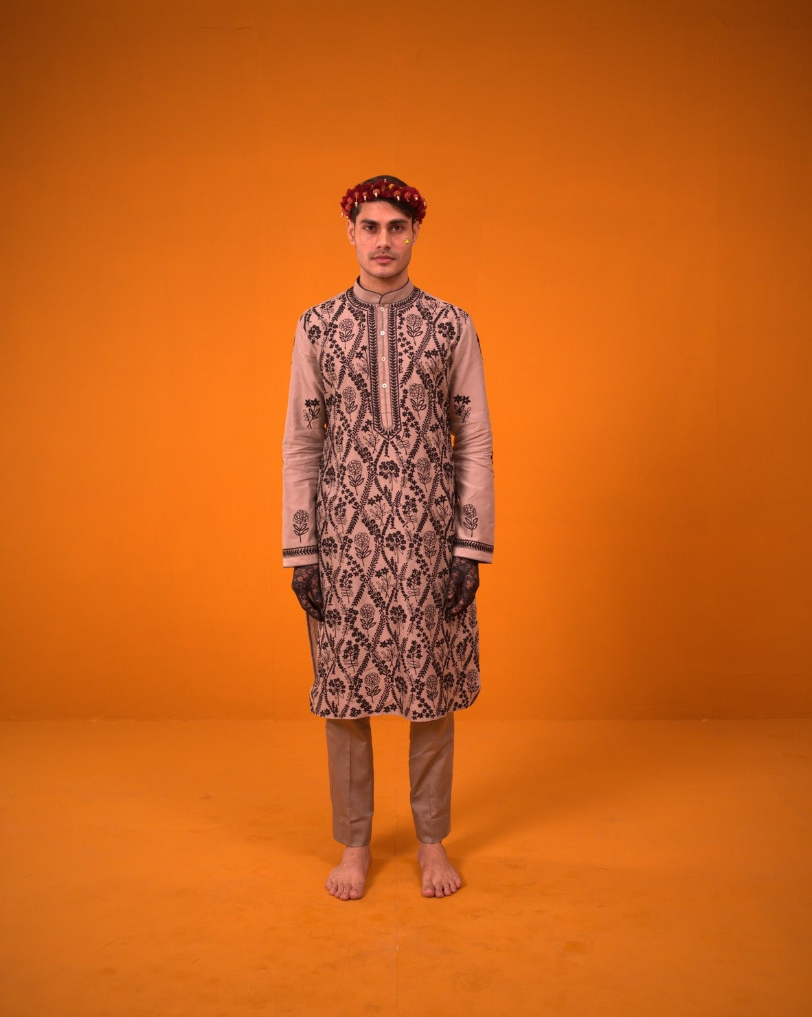 Floral Ogee Kurta Set