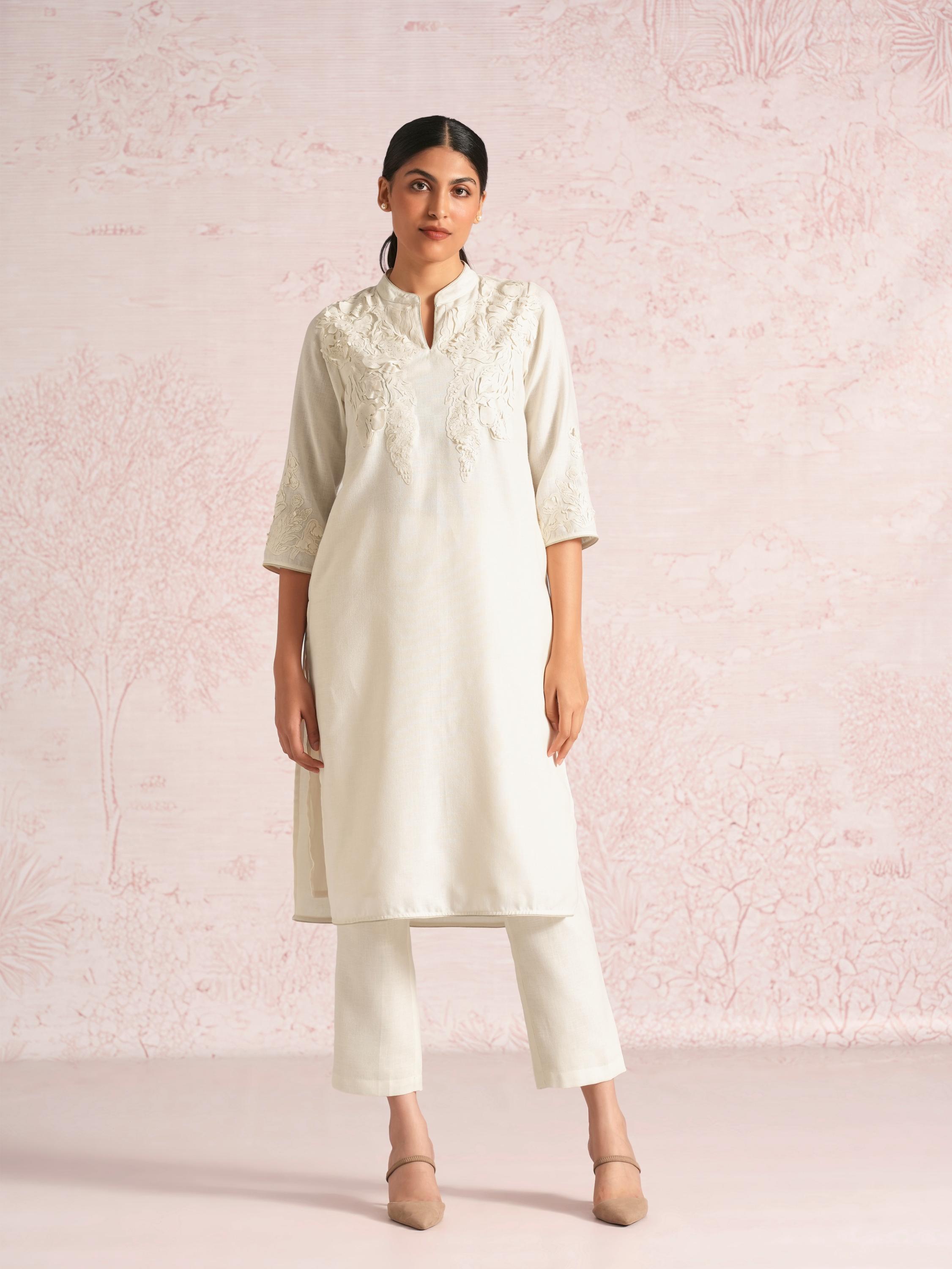 Floral Shadows Kurta Set