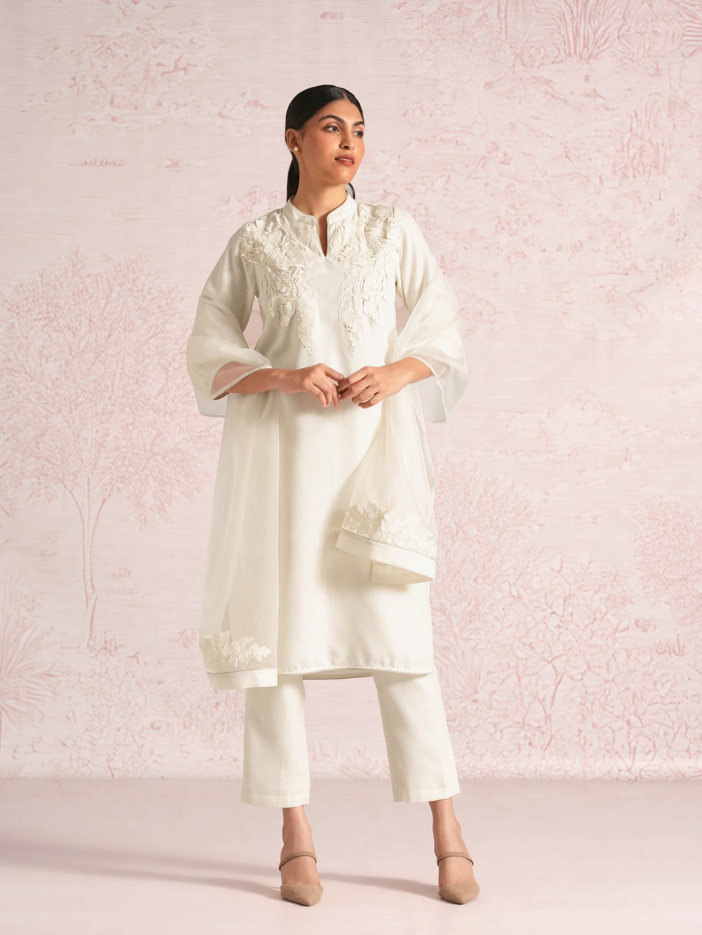 Floral Shadows Kurta Set