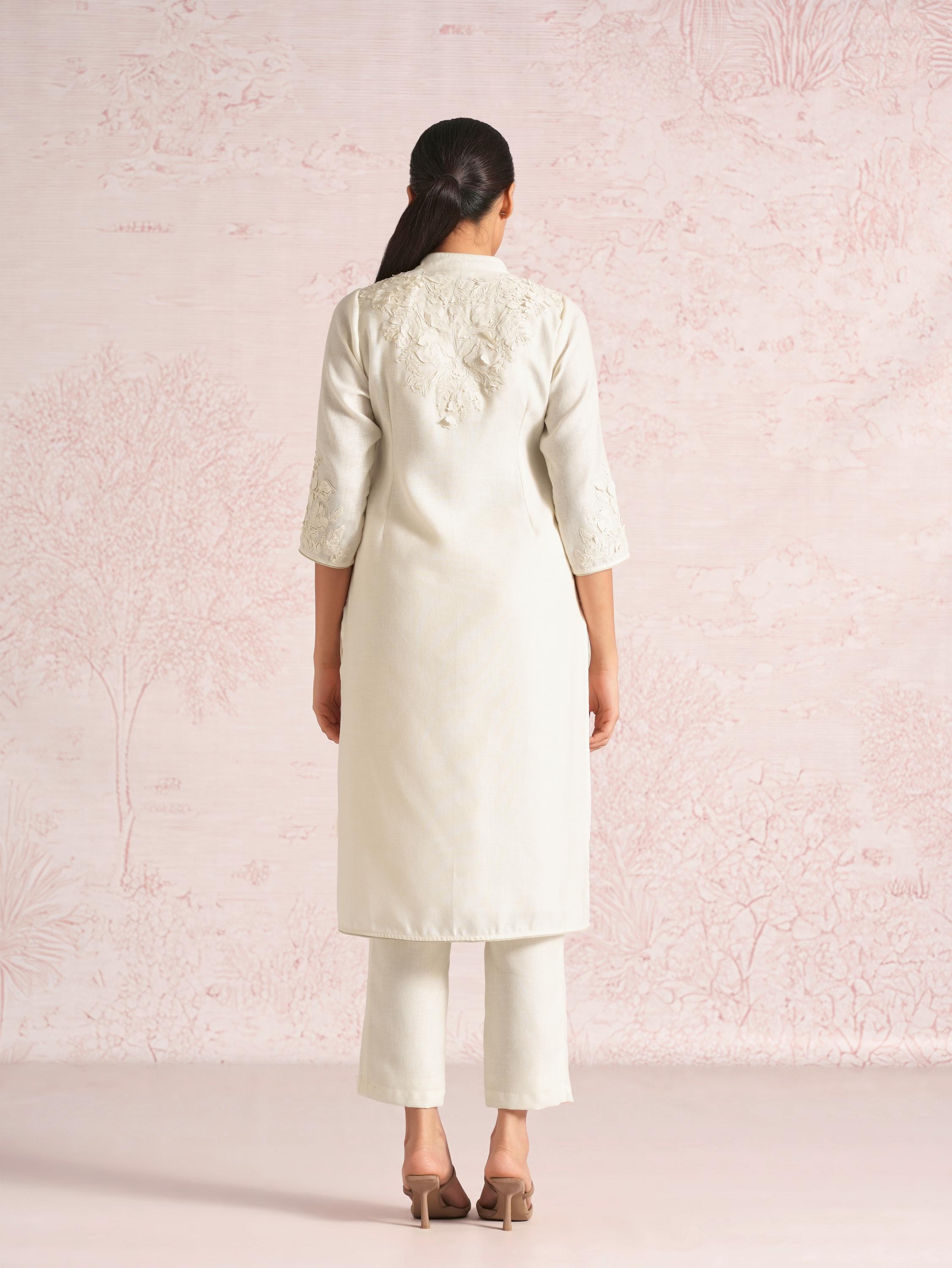 Floral Shadows Kurta Set
