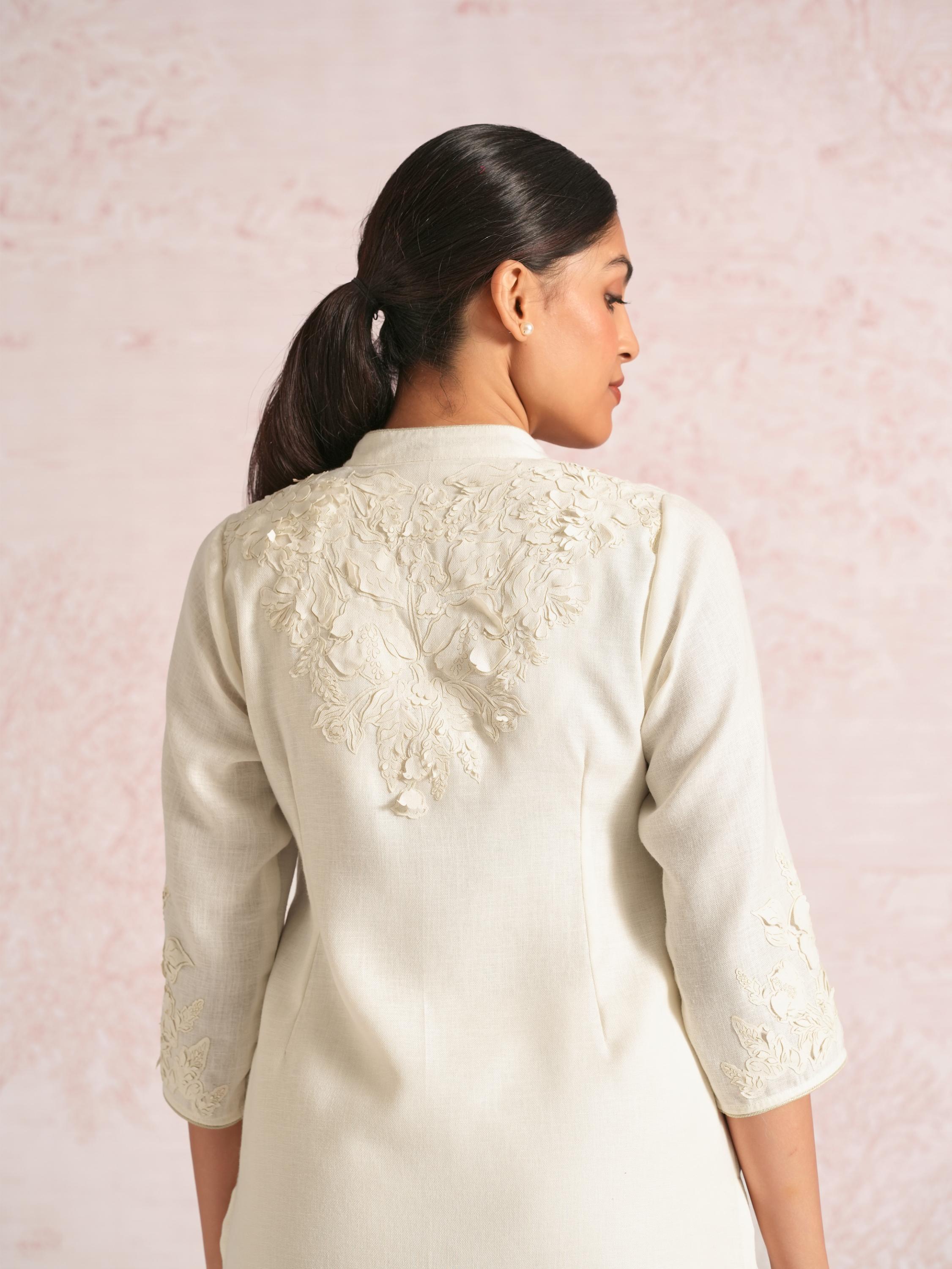 Floral Shadows Kurta Set