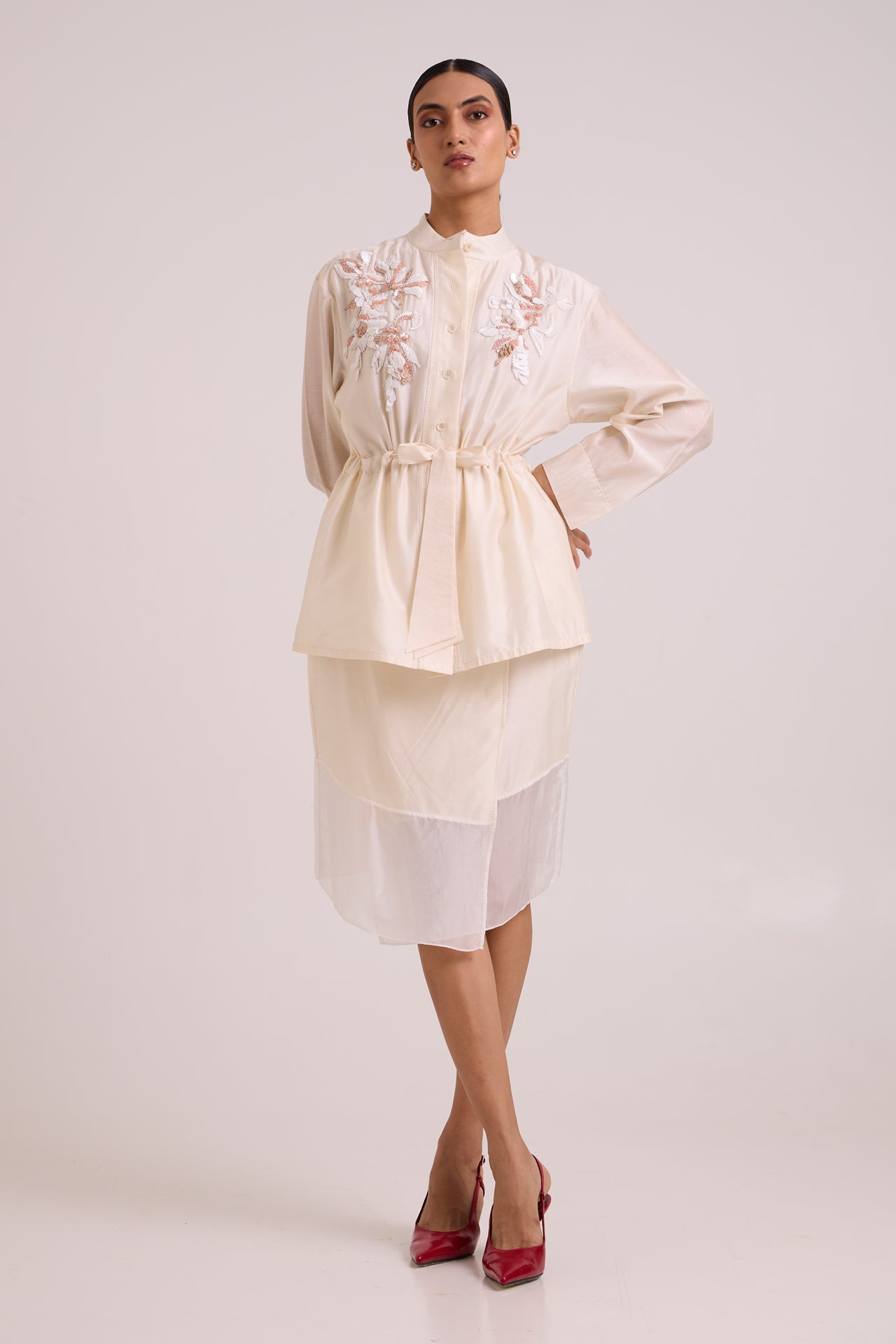 Orion - Drawstring Top and Short Skirt