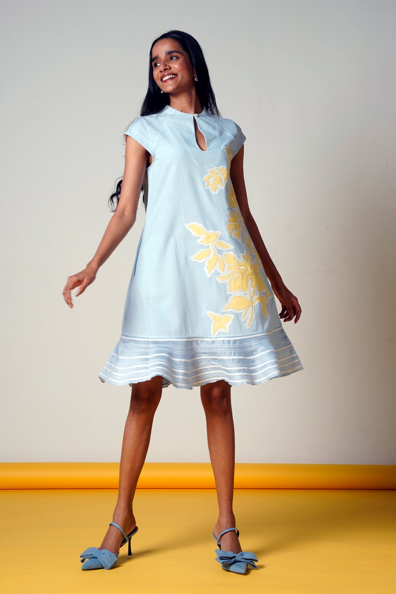 Wintel-soft-fern-short-dress