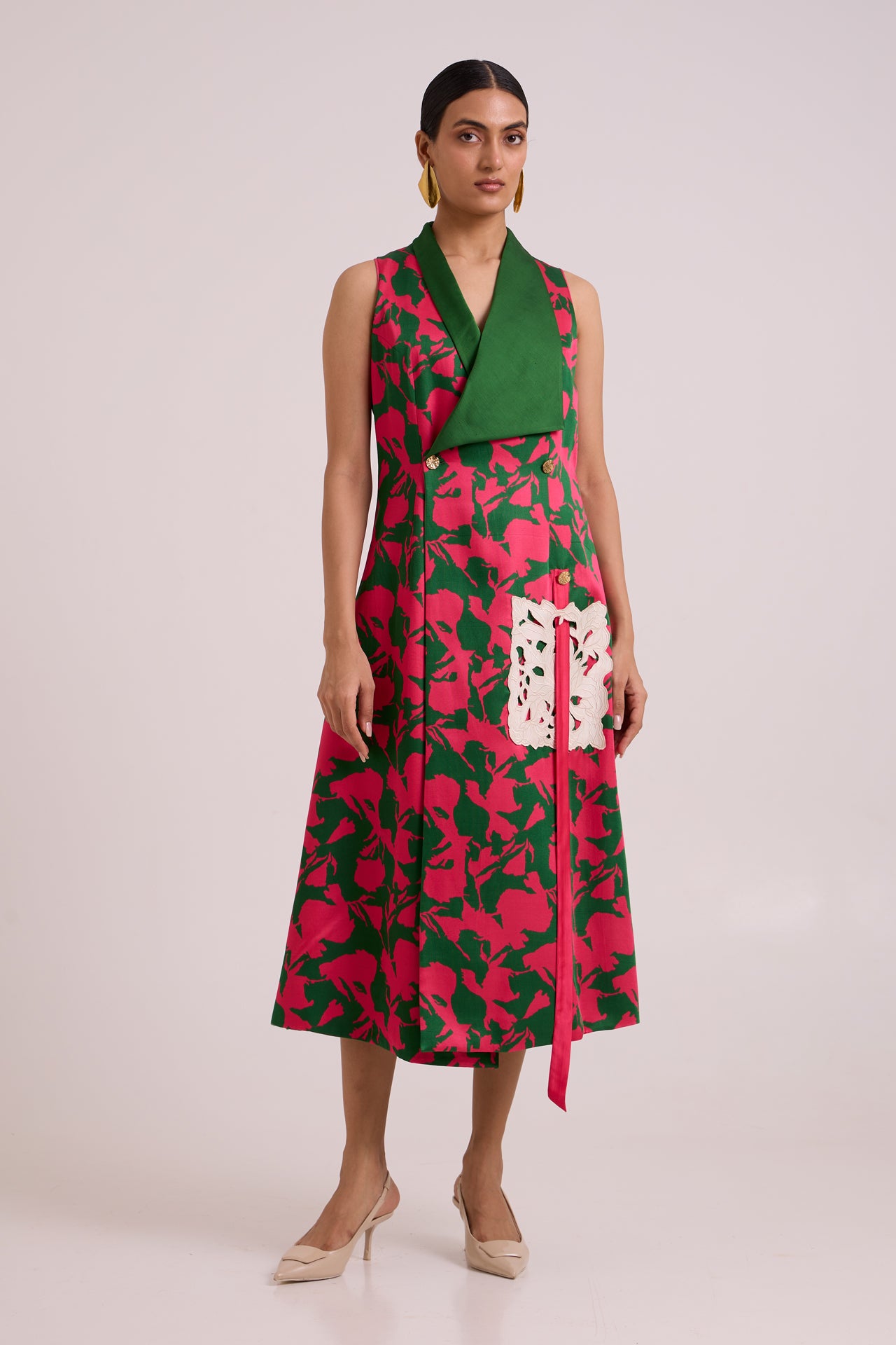 Taylor - Overlap Long Blazer Dress