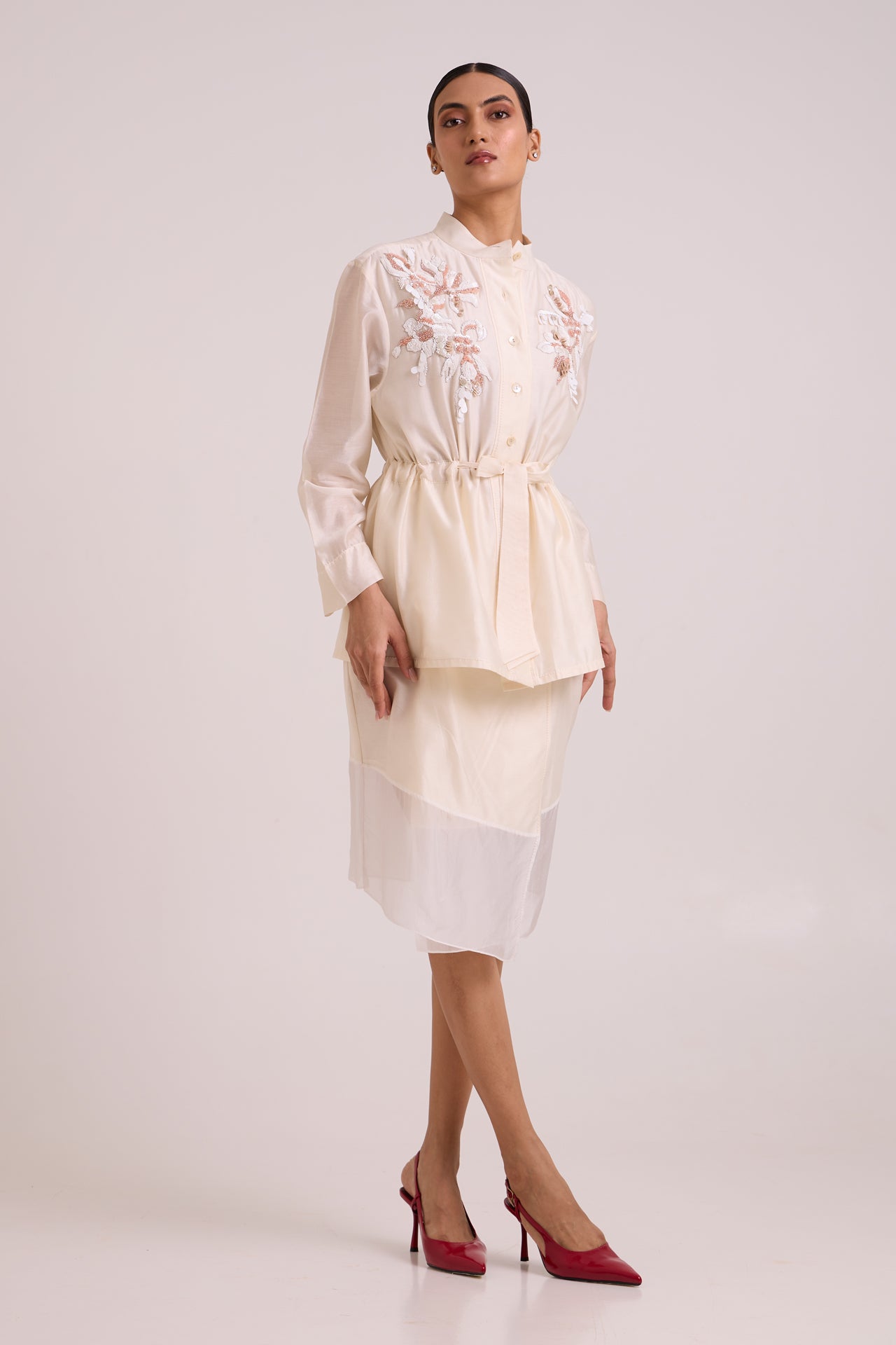 Orion - Drawstring Top and Short Skirt