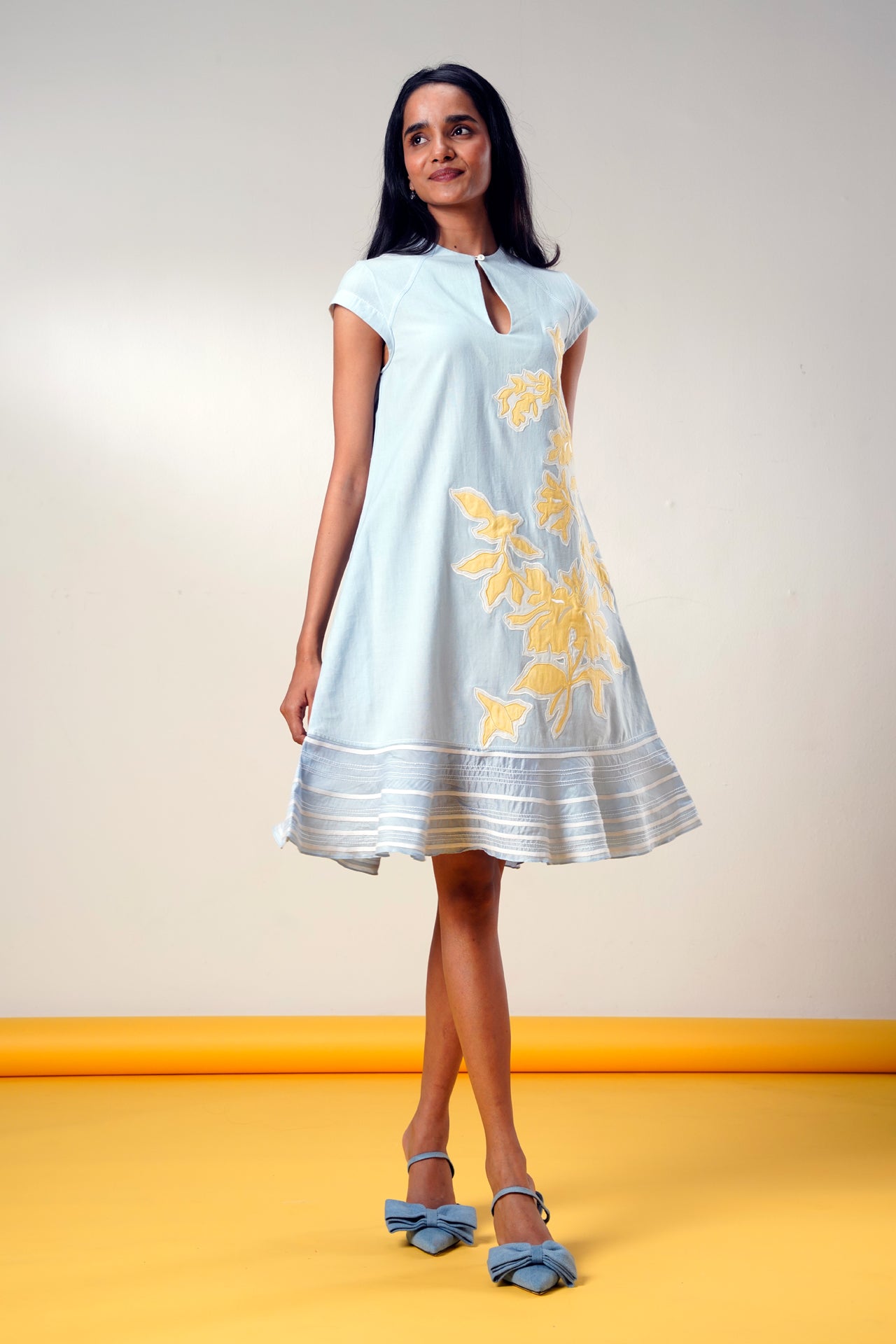 Wintel-soft-fern-short-dress