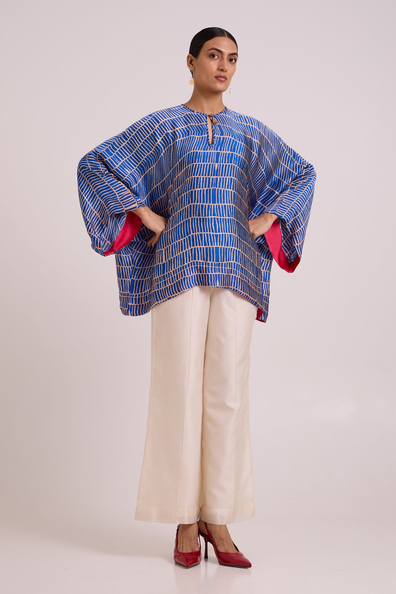 Sabrina - Electric Blue Cloud Top + Pants