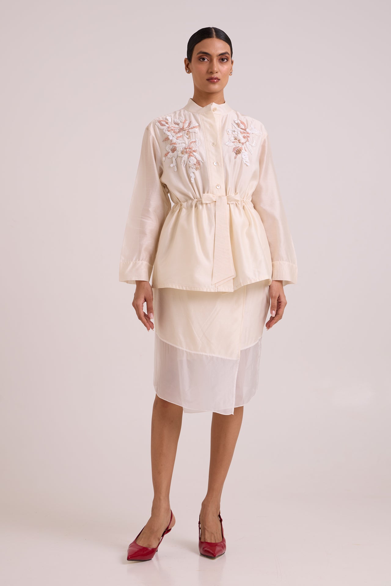 Orion - Drawstring Top and Short Skirt