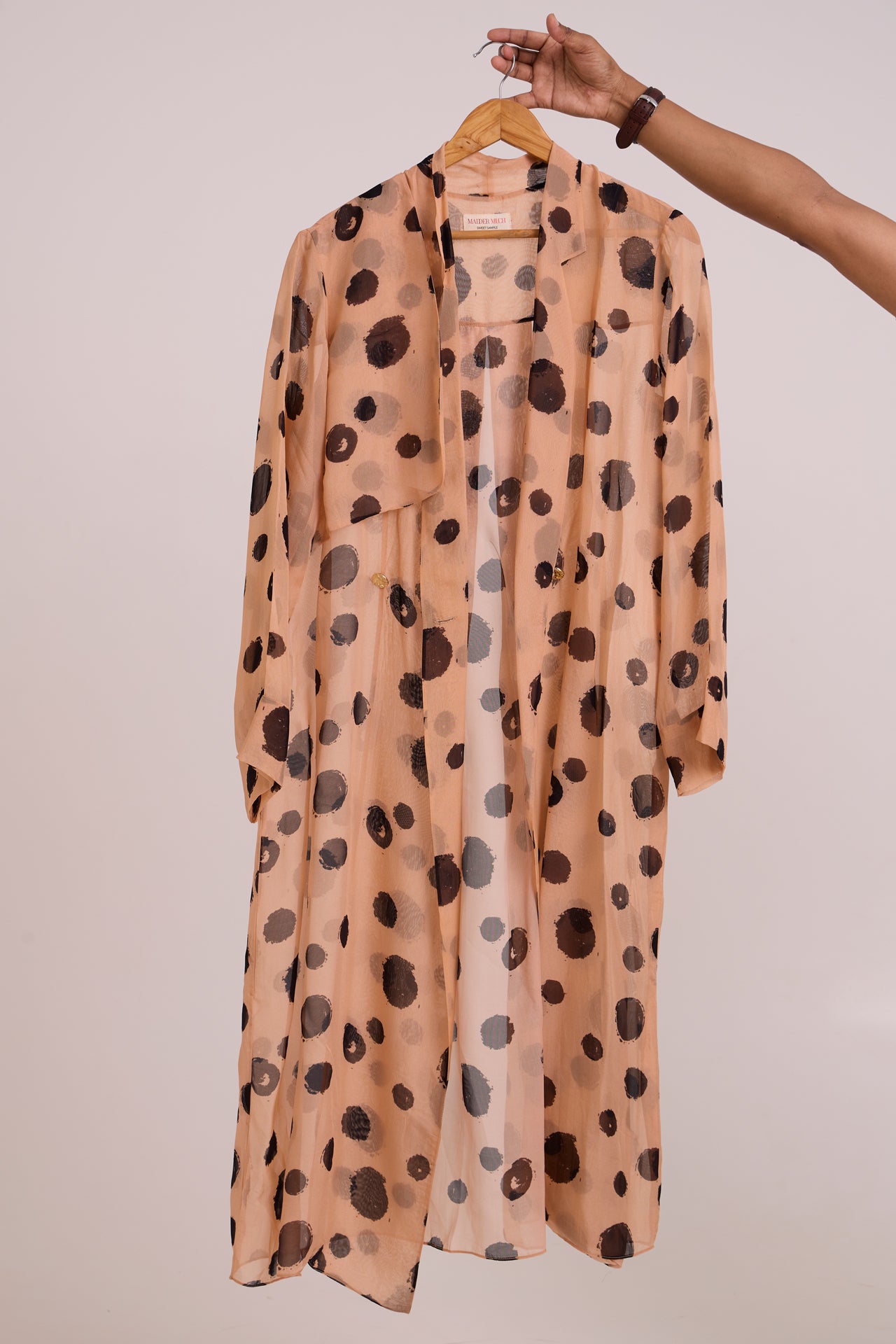 Neo - Almond Burst Flap Trench & Slip Dress