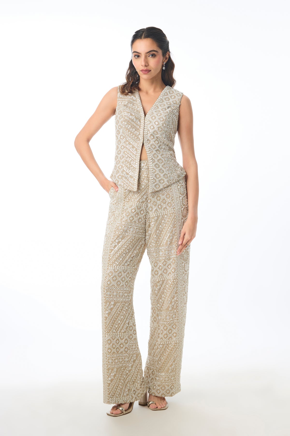 Ziva Vest Pant Set