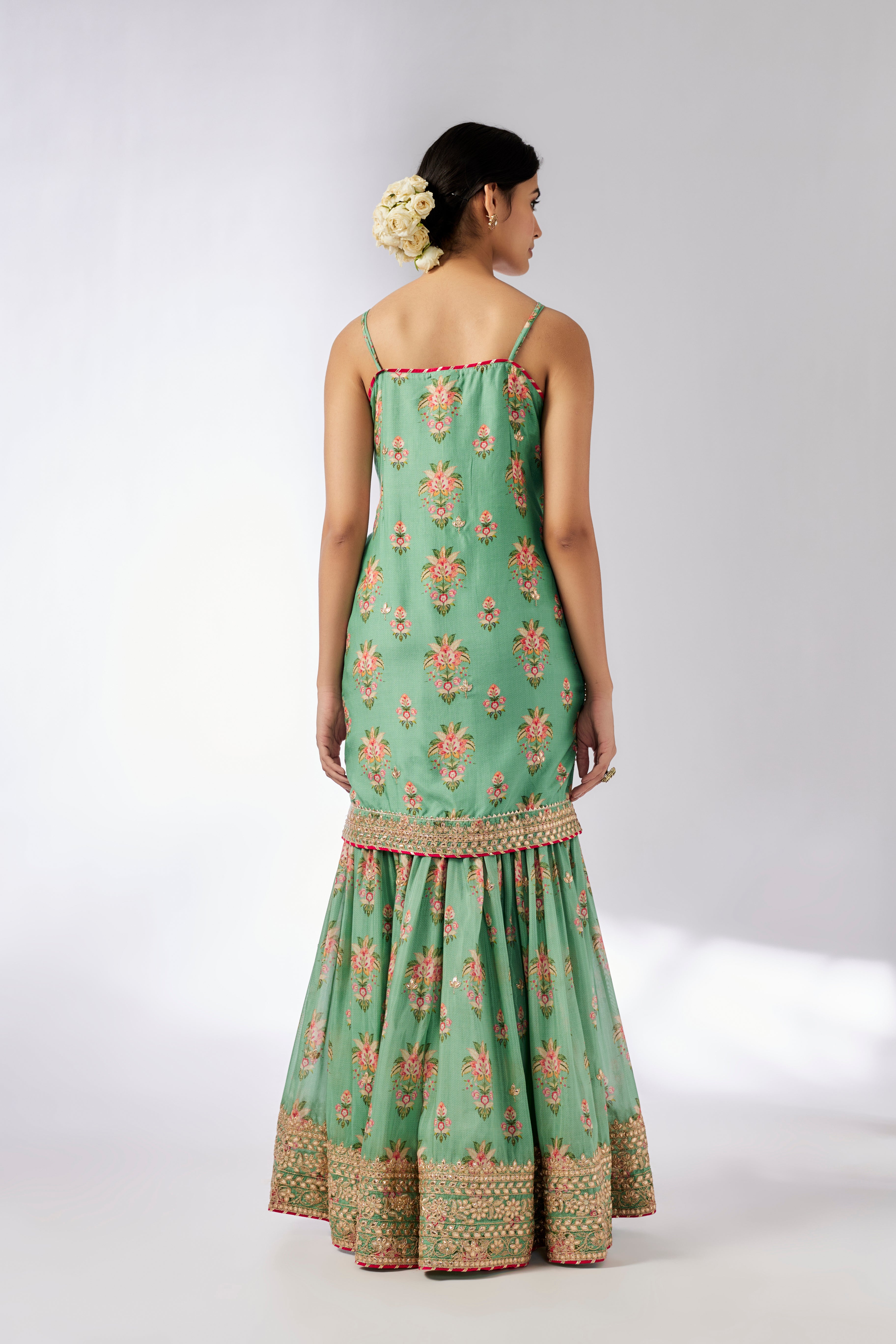 Advika Strappy Sharara Set