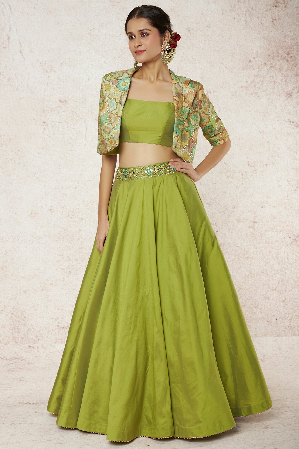 Athira Short Jacket And Bustier with Victorian Skirt