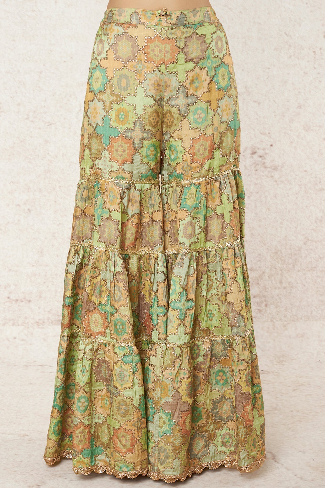 Barkha Sharara Set with Cape