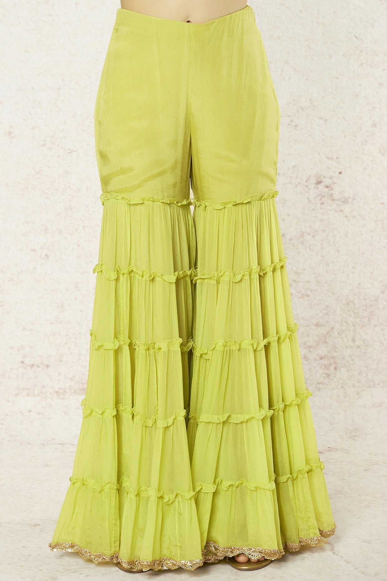 Jazeera Peplum Sharara Set