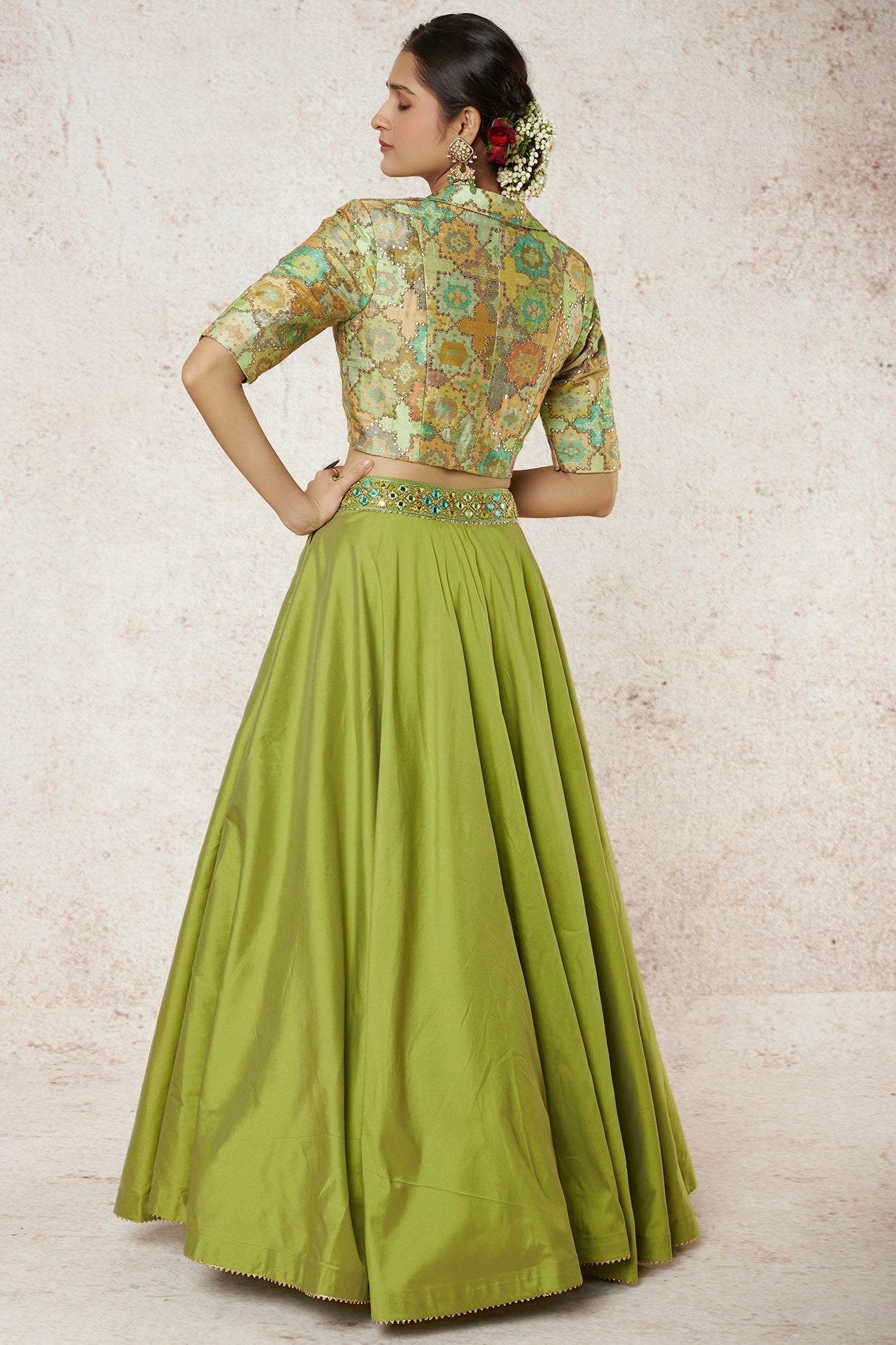 Athira Short Jacket And Bustier with Victorian Skirt