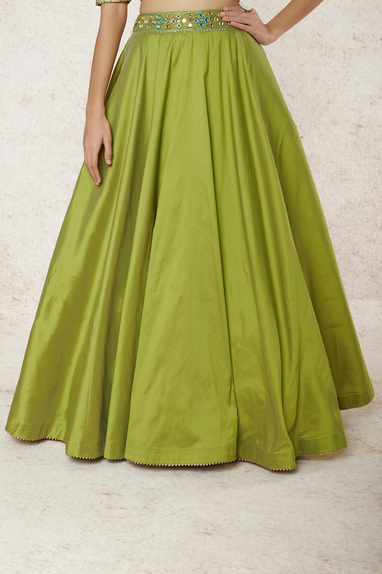 Athira Short Jacket And Bustier with Victorian Skirt