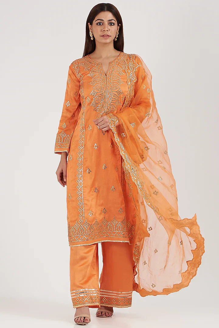 Amaya Palazzo Set With Dupatta