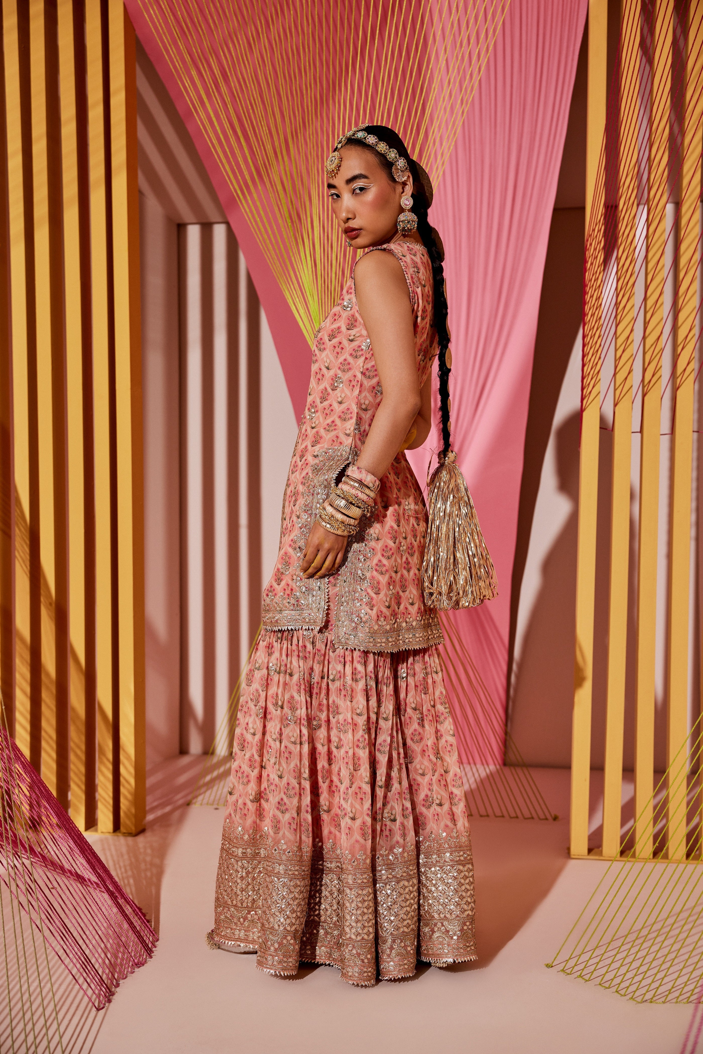 Nusrat Selvless Sharara Set