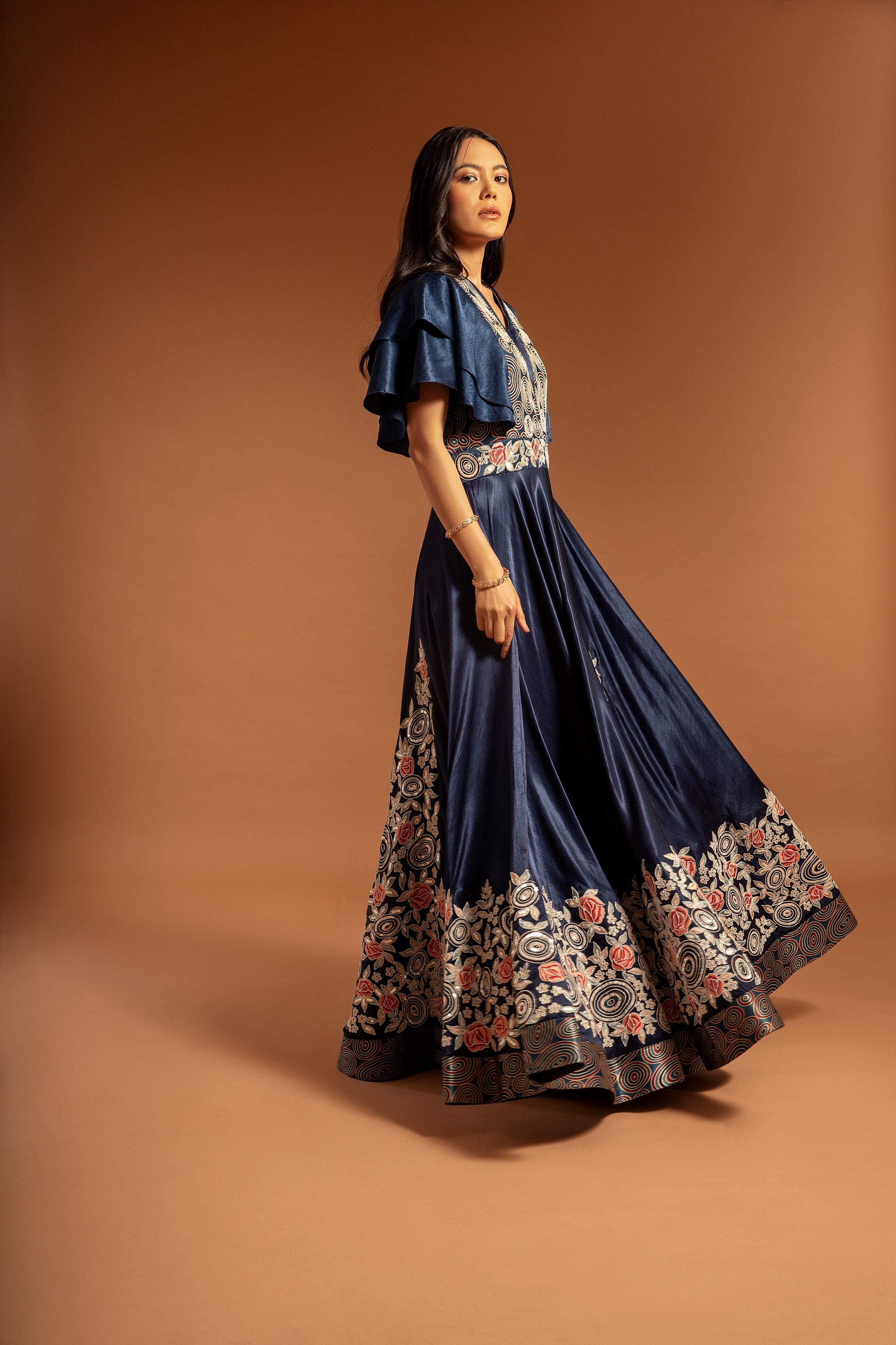 EGRAS FLARED GOWN