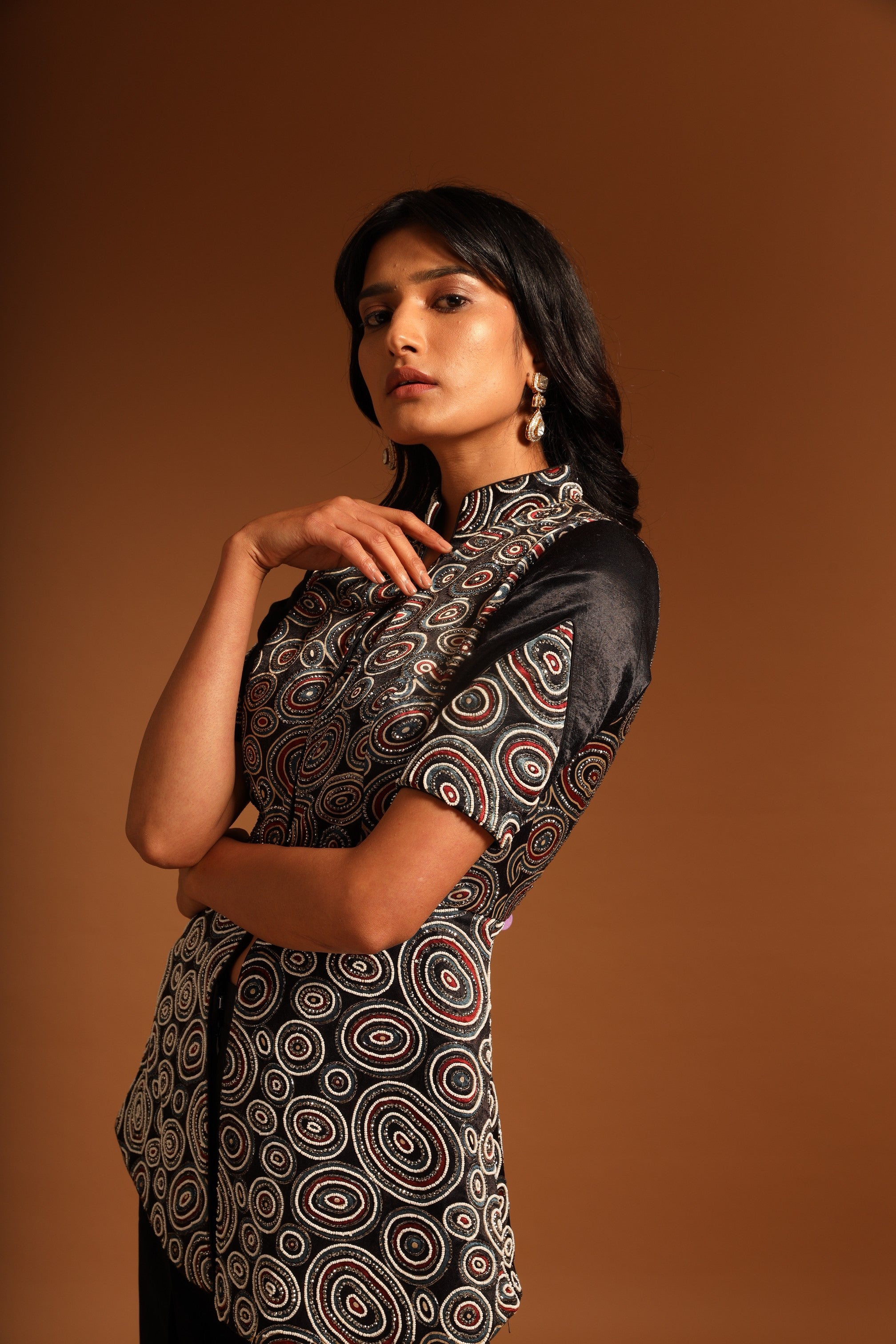 KUMA PEPLUM TOP WITH STRAIGHT PANTS