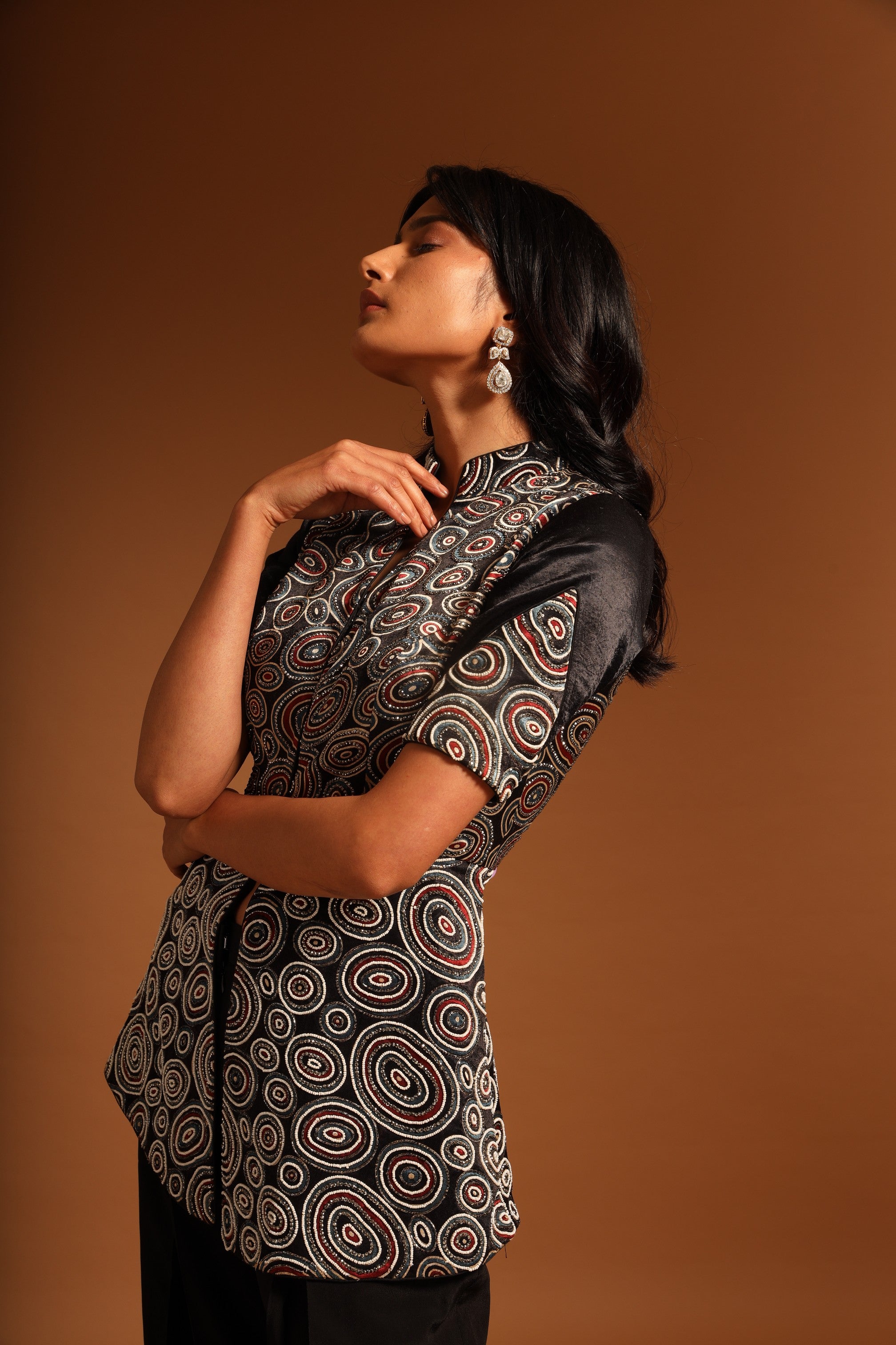 KUMA PEPLUM TOP WITH STRAIGHT PANTS