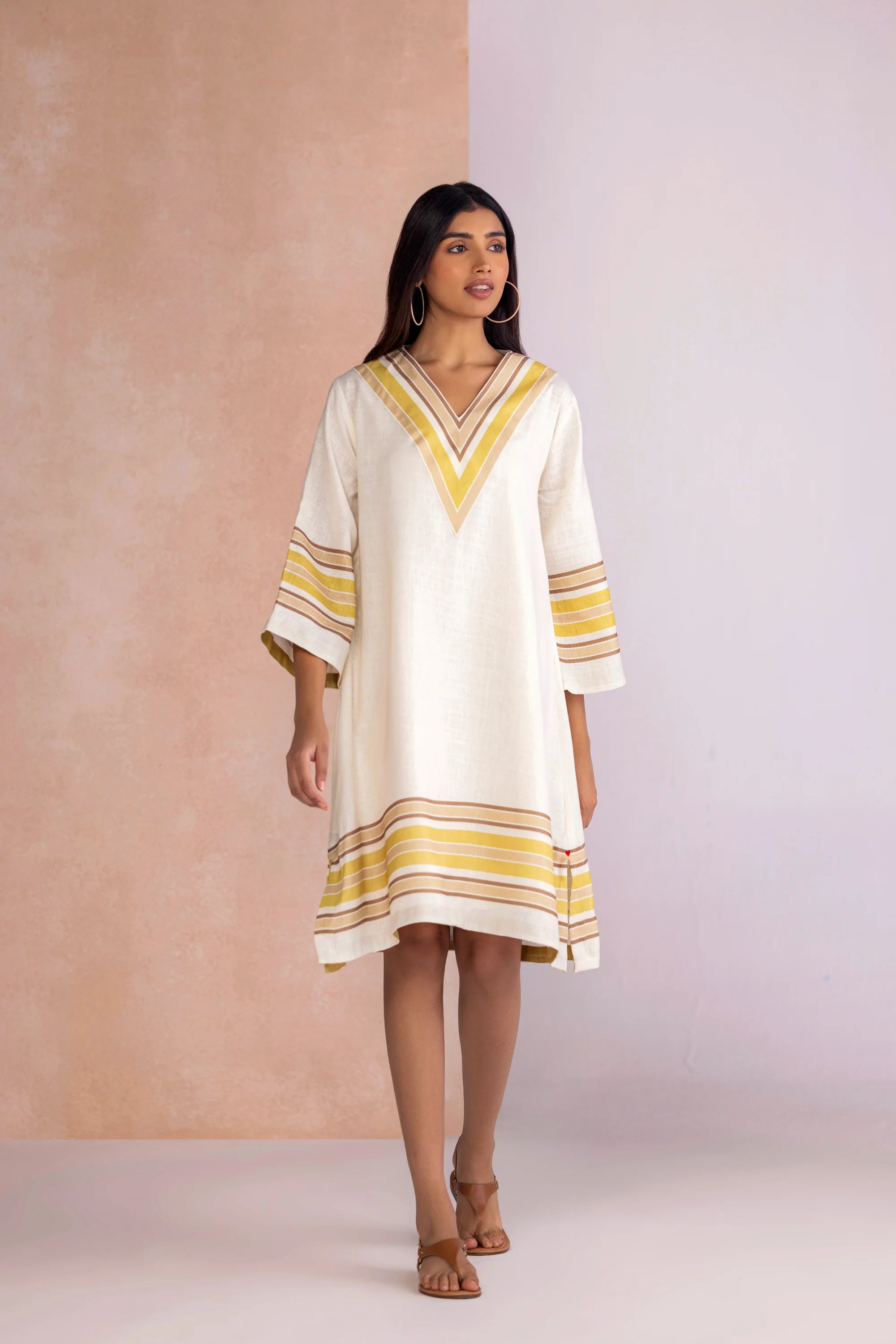 Stripe Drama Gypsy Dress