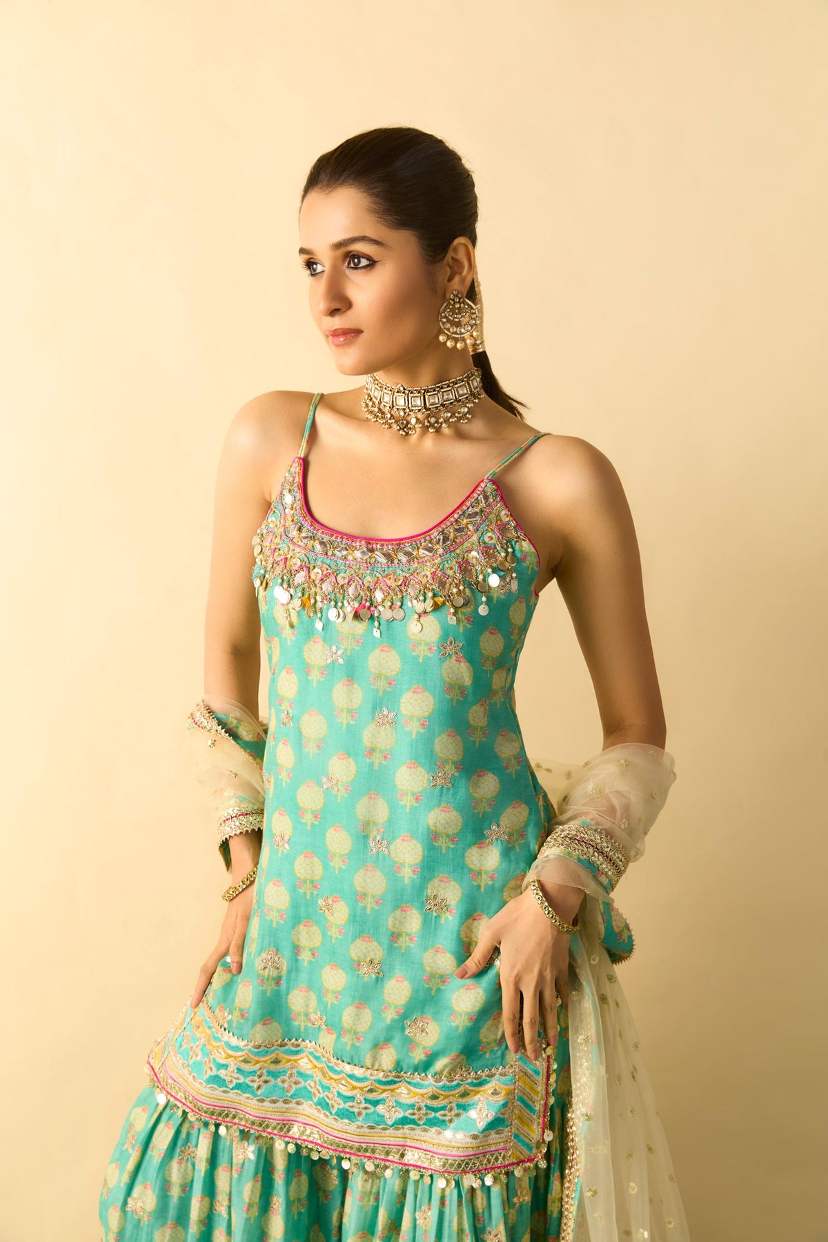 Ravina Strappy Sharara Set 9