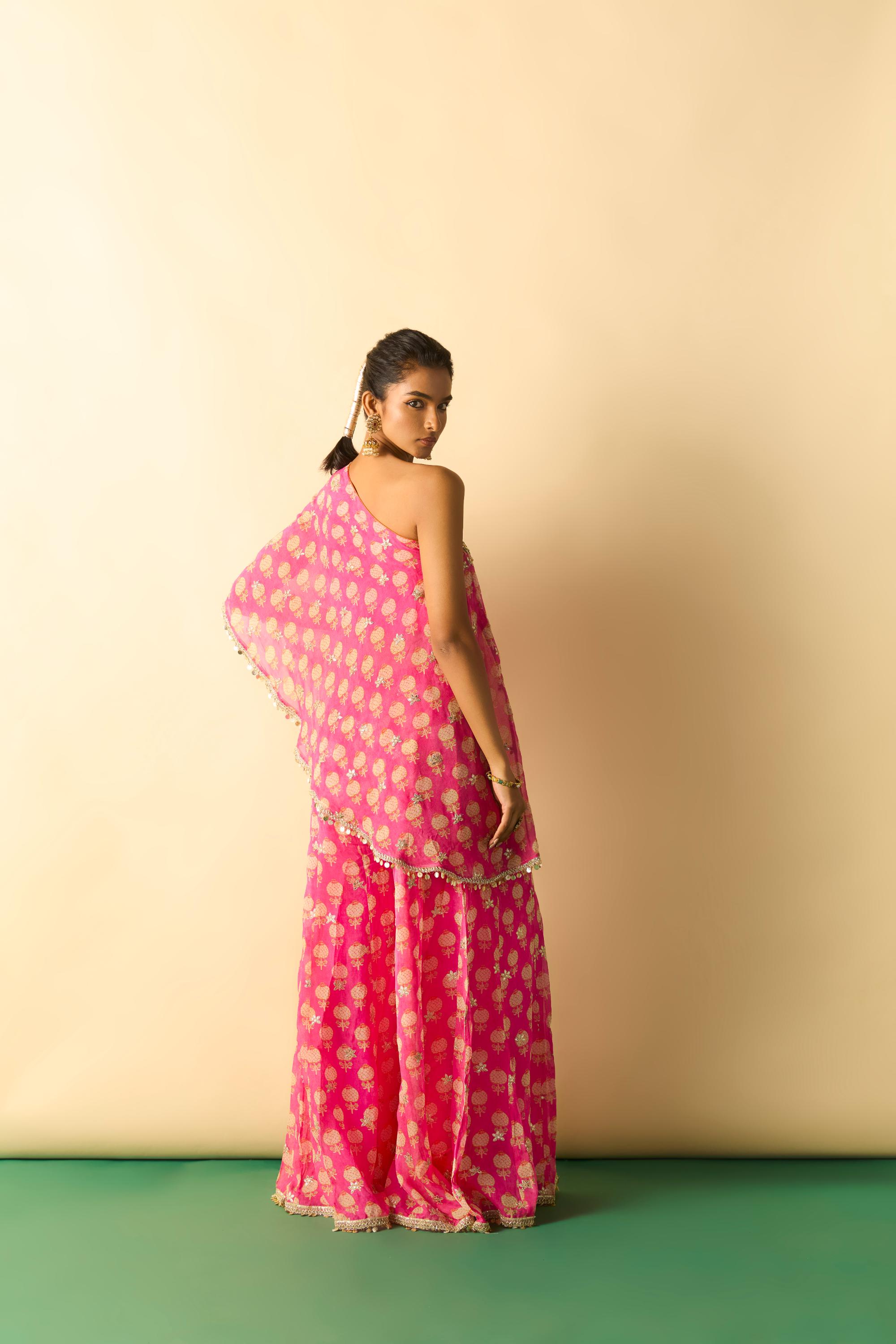 chhavi one shoulder set 21