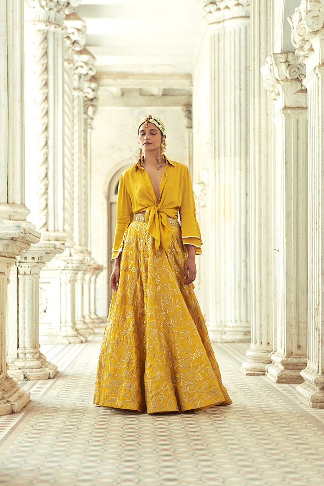 Aqeedat Shirt Top With Victorian Skirt