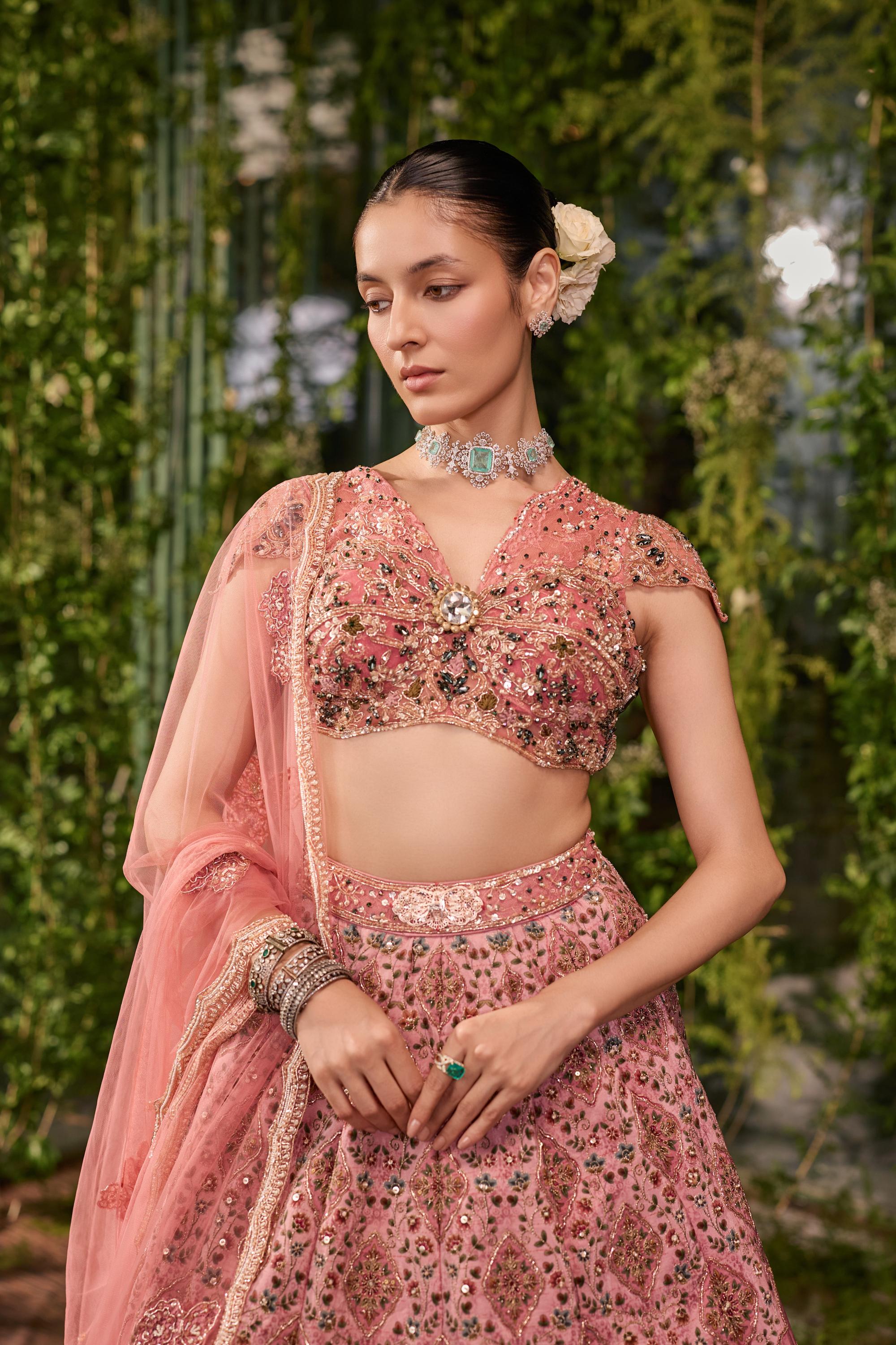Mayurvan- The Enchanted Garden Lehenga