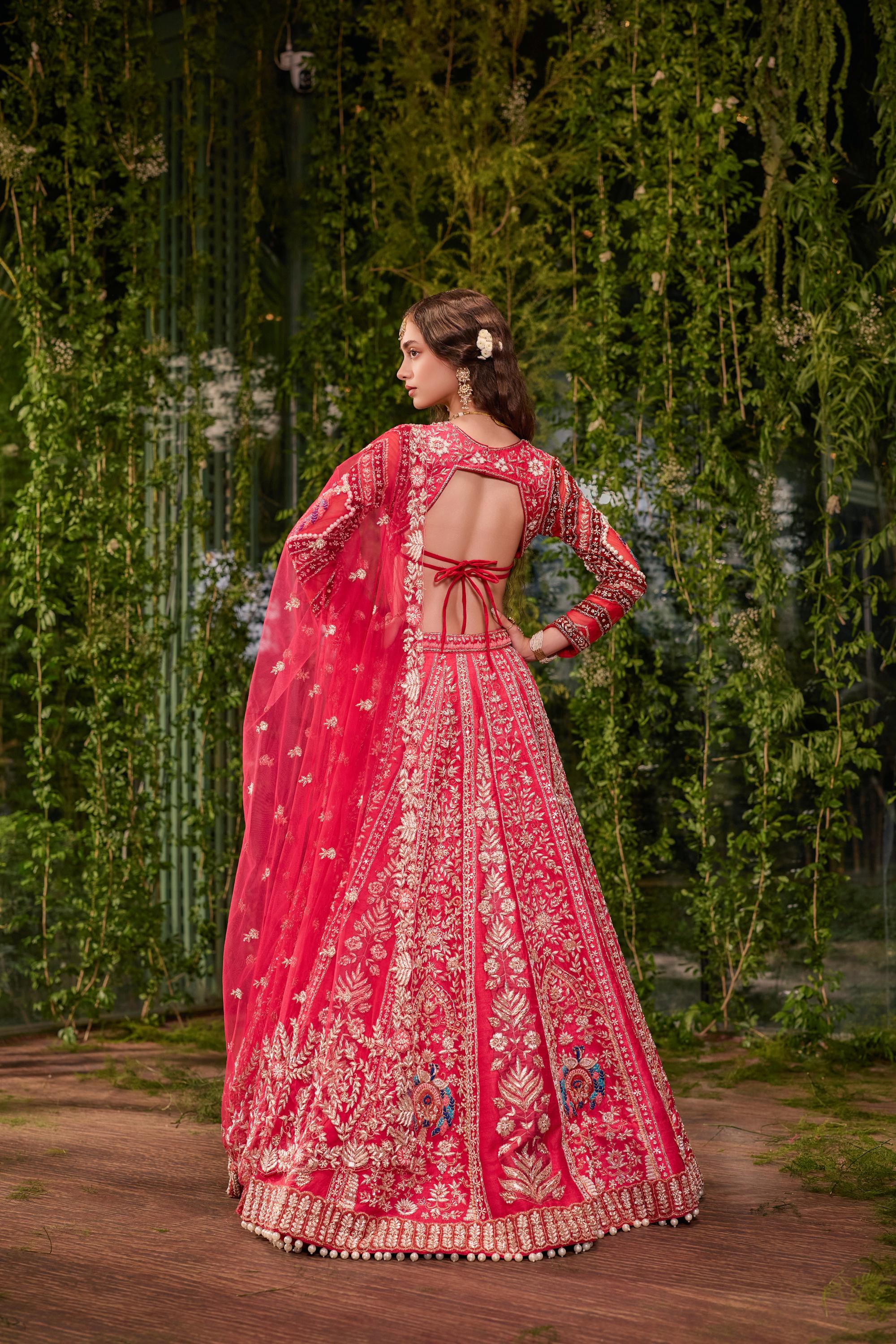 Mayura- The imperial peacock lehenga