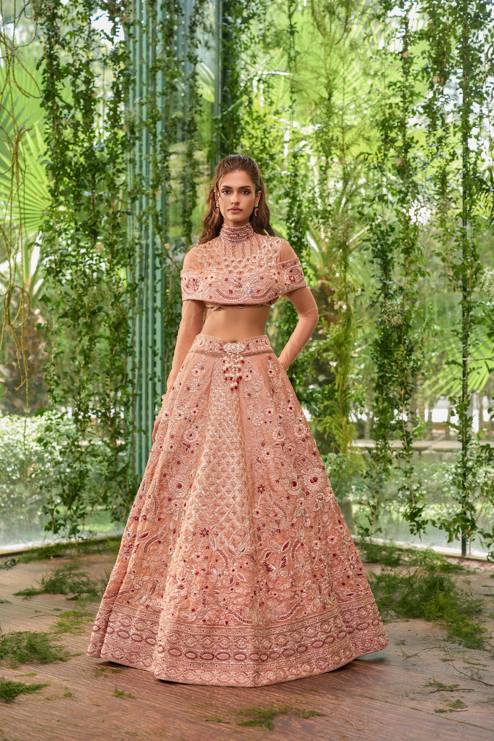 prakriti Eclat - the blooming light lehenga