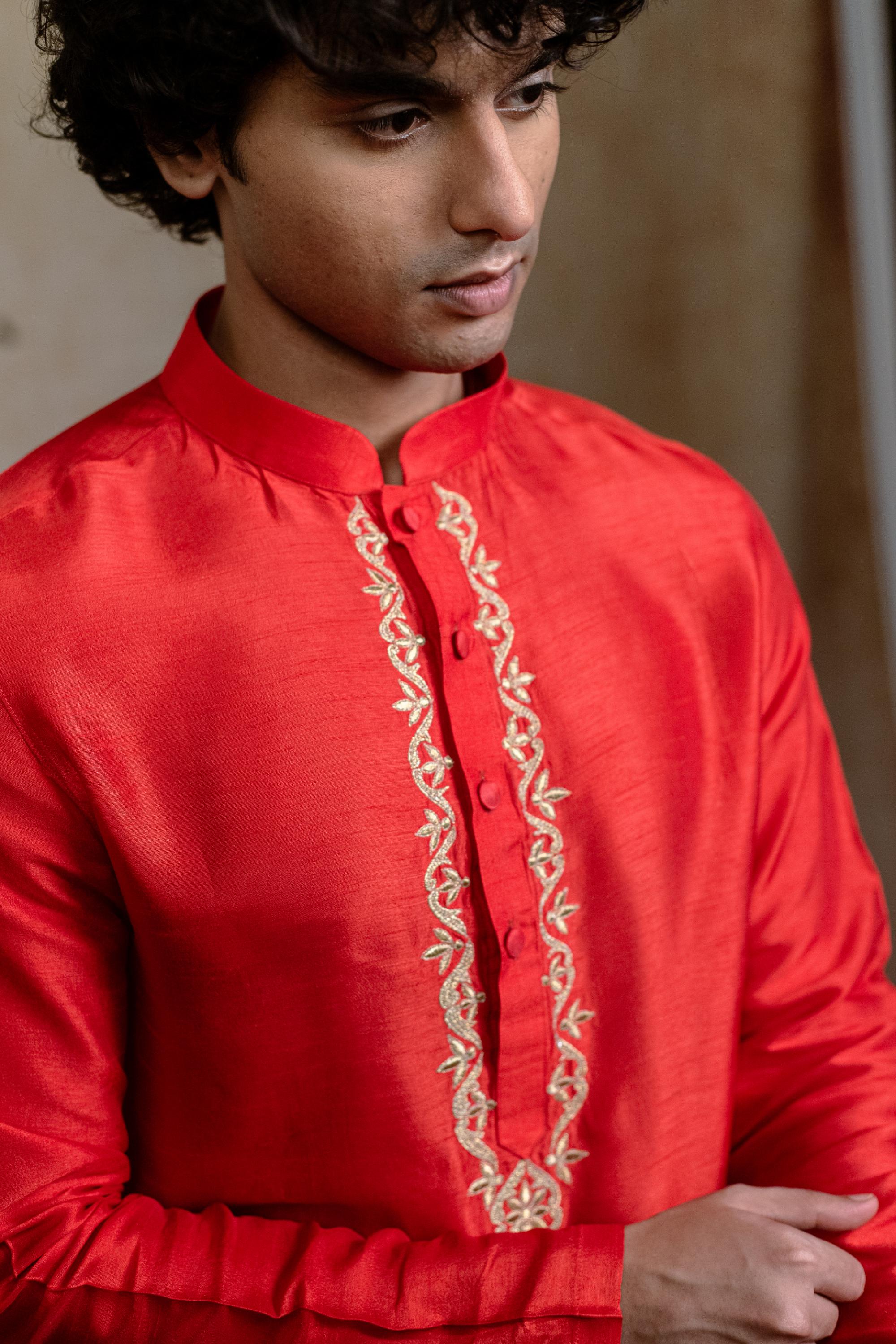 Krishna Crimson Set