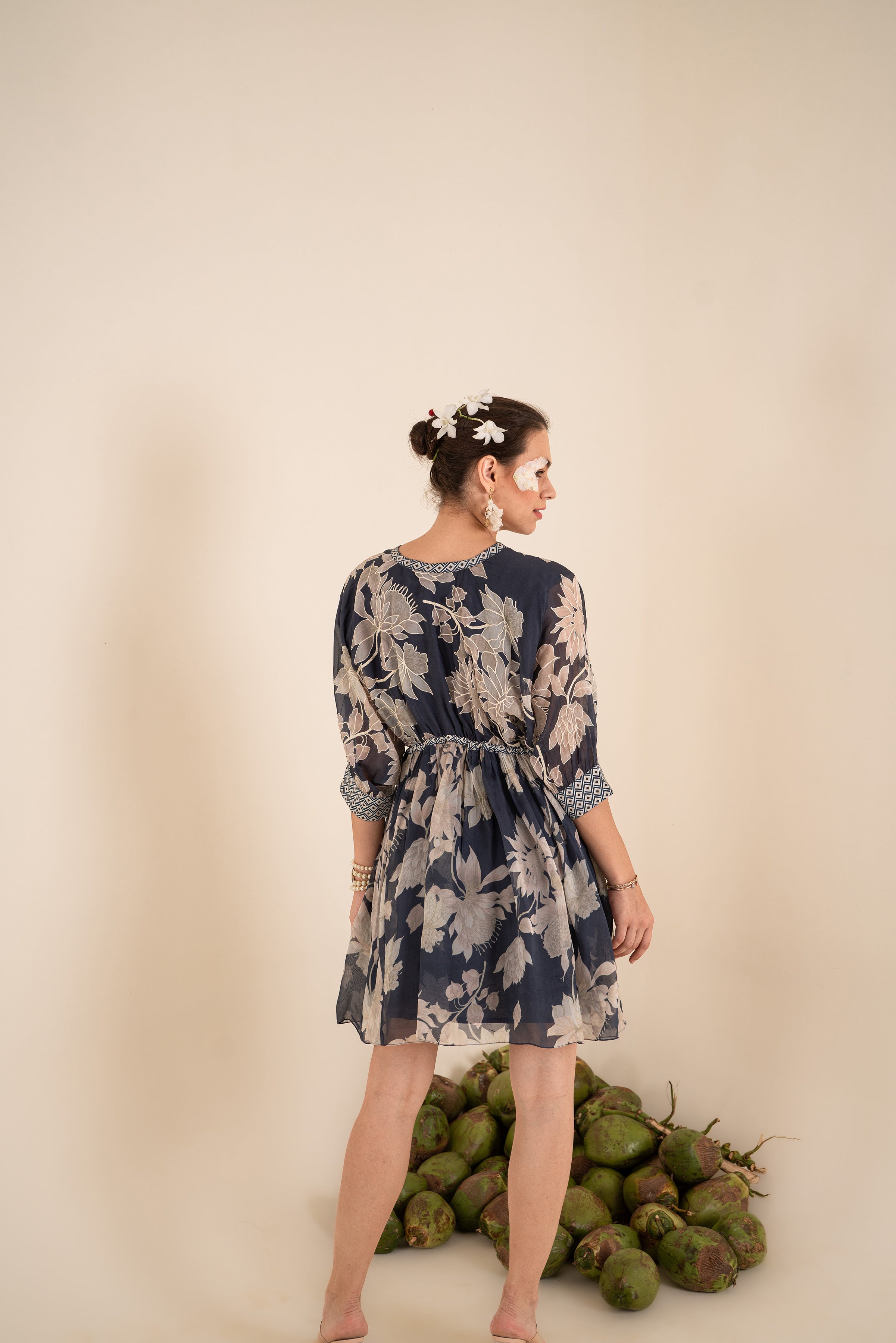 Indigo Blue Mini Dress