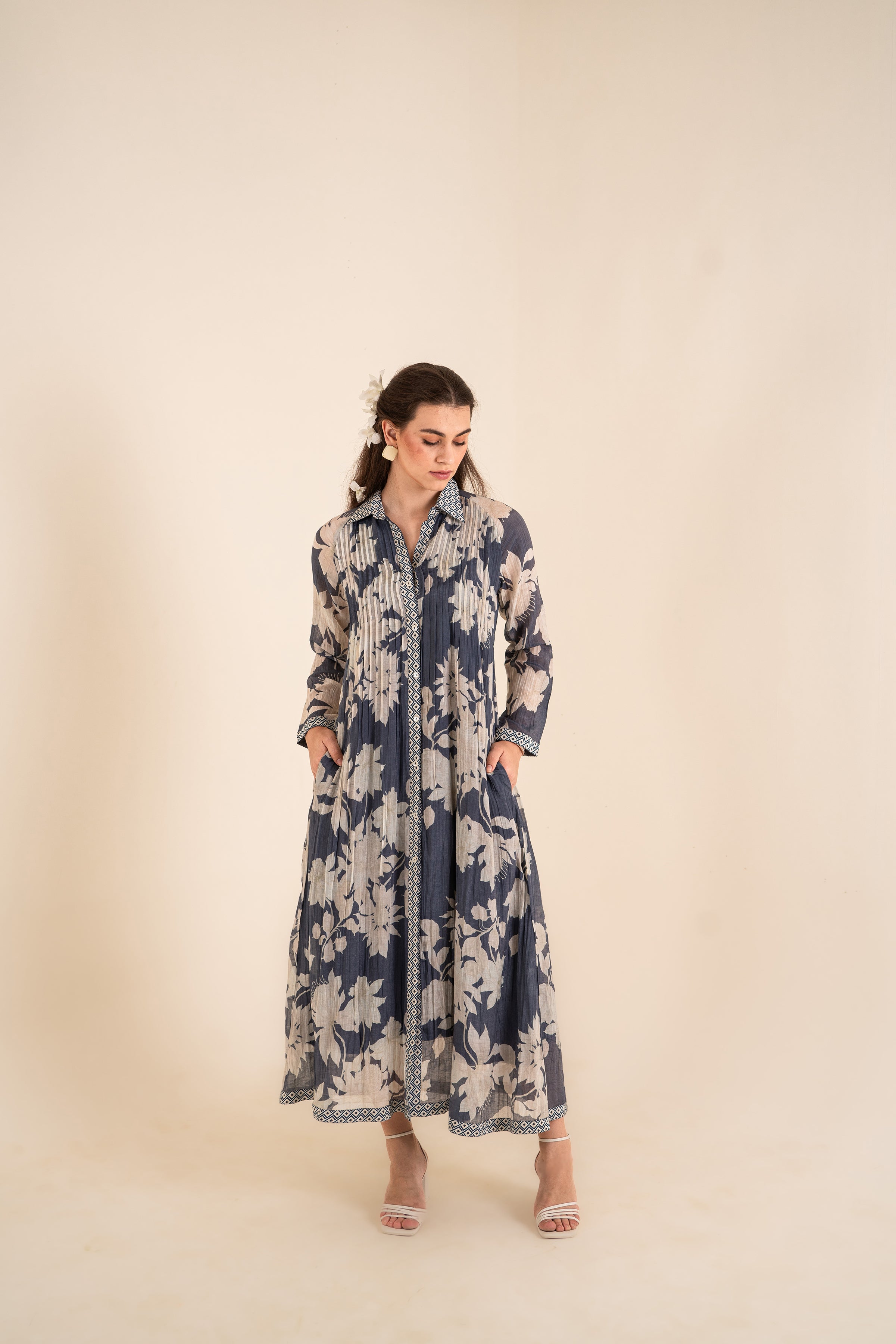 Indigo Blue Maxi Dress