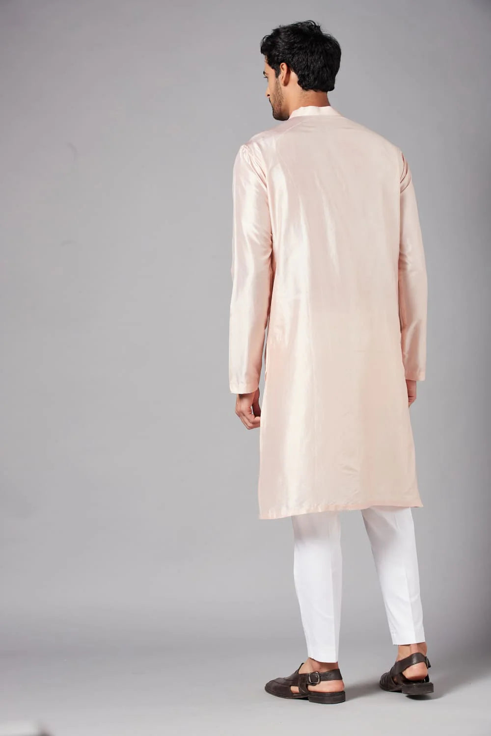 Rooyi Position Mirror Work Kurta