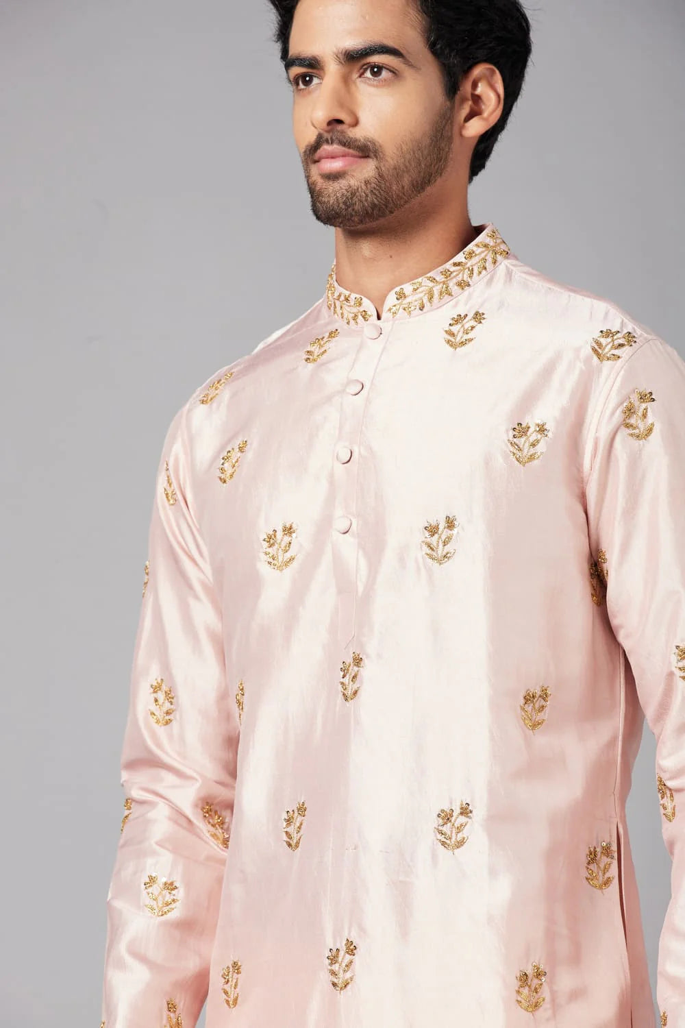 krusos Hand Embroidered Kurta