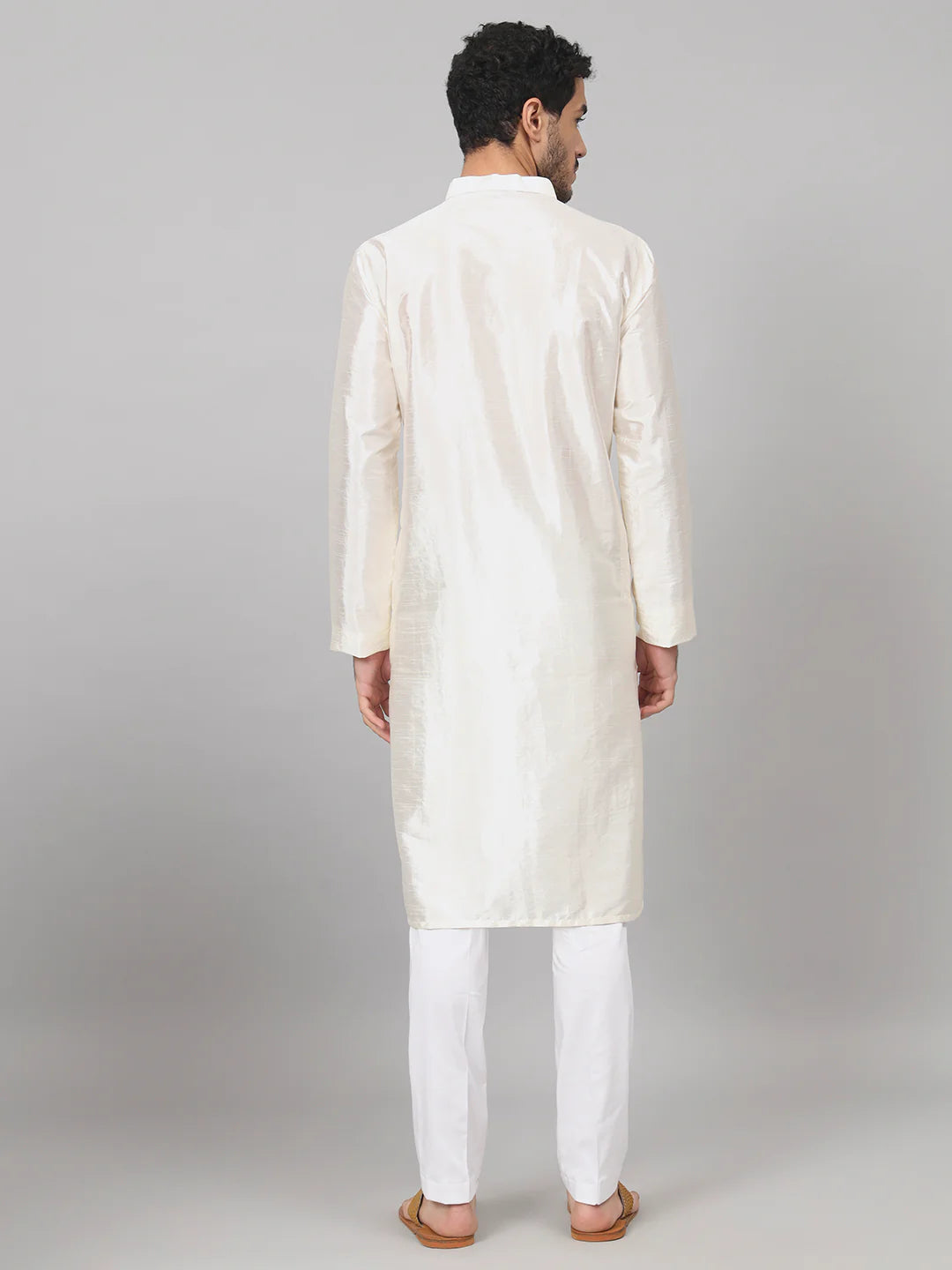 Rein Multicolor embroidered silk kurta