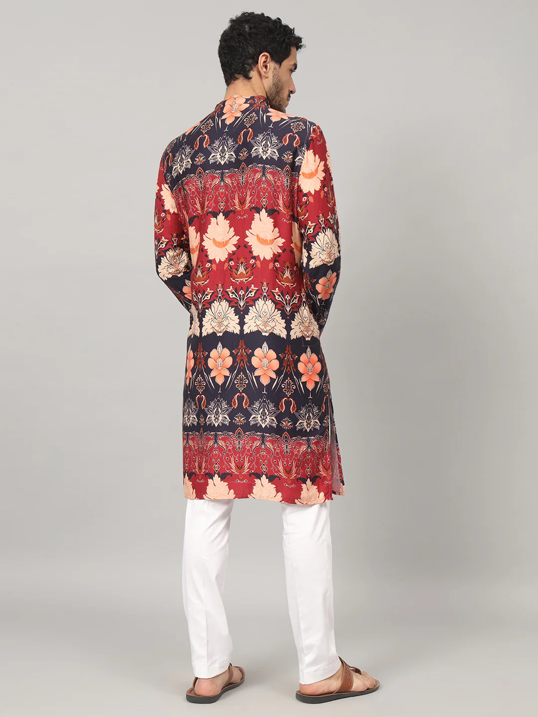 Blossom Print Cotton Kurta